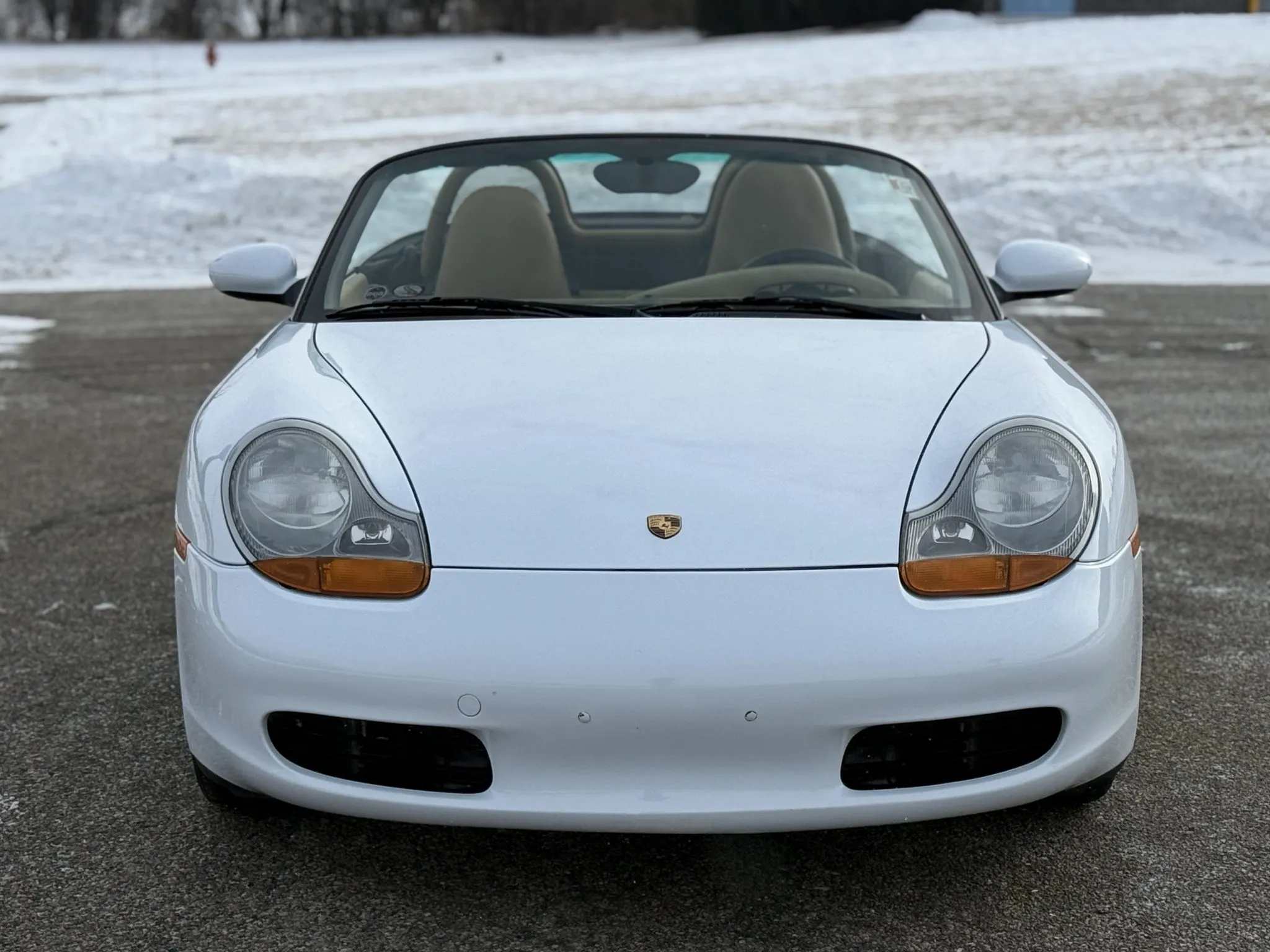 1999 Porsche Boxster in Glacier White
