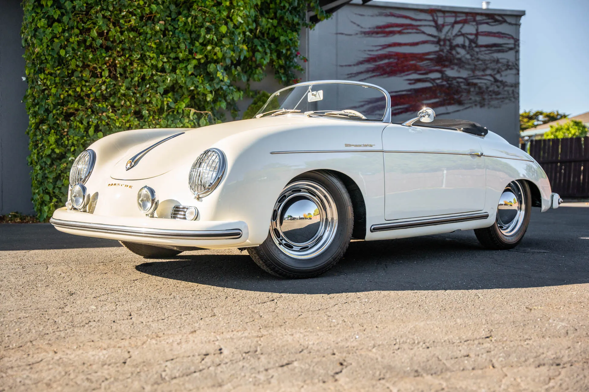 1955 Porsche 356 Pre-A Speedster in Ivory