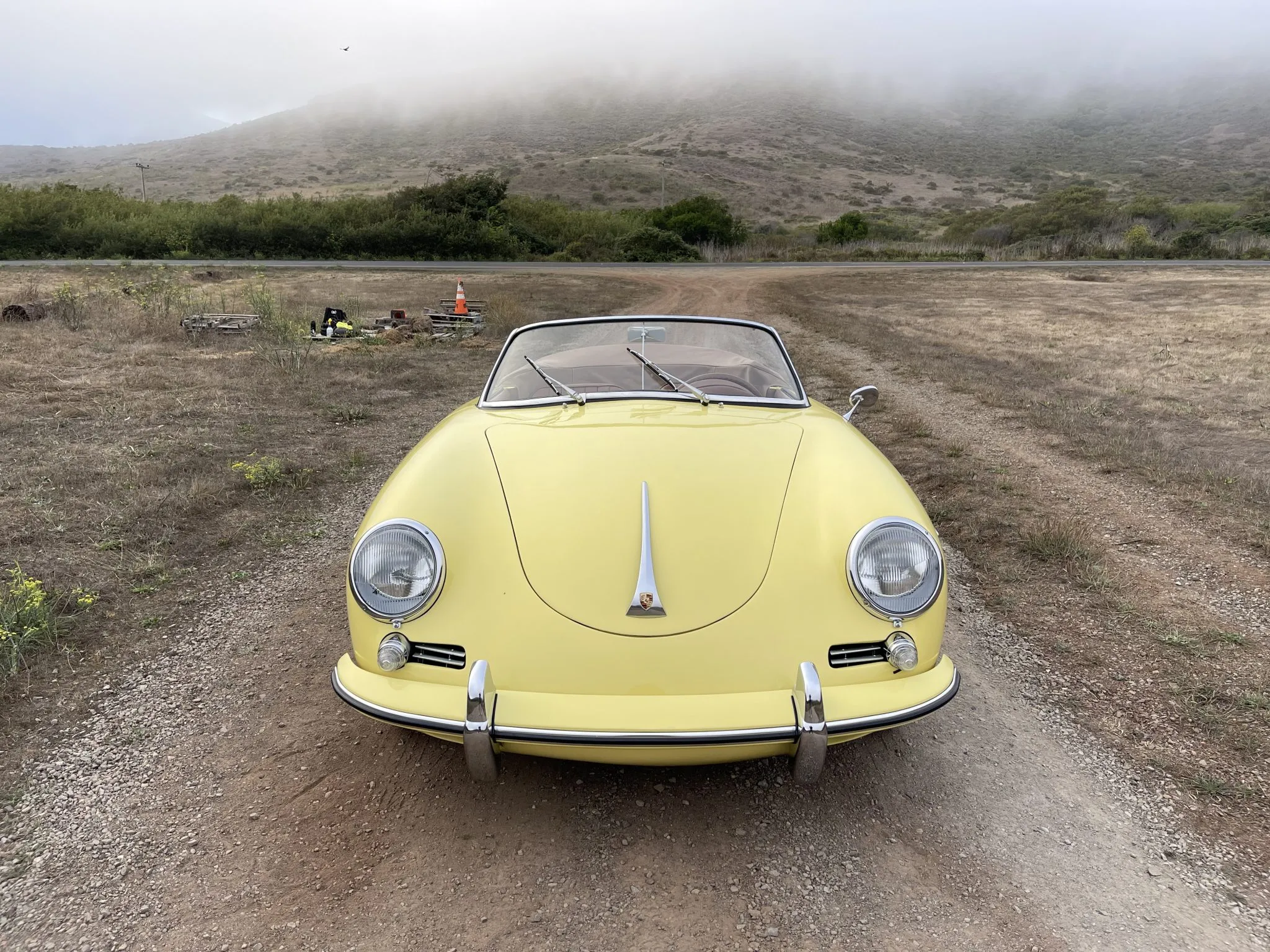 1961 Porsche 356B Roadster in Champagne Yellow