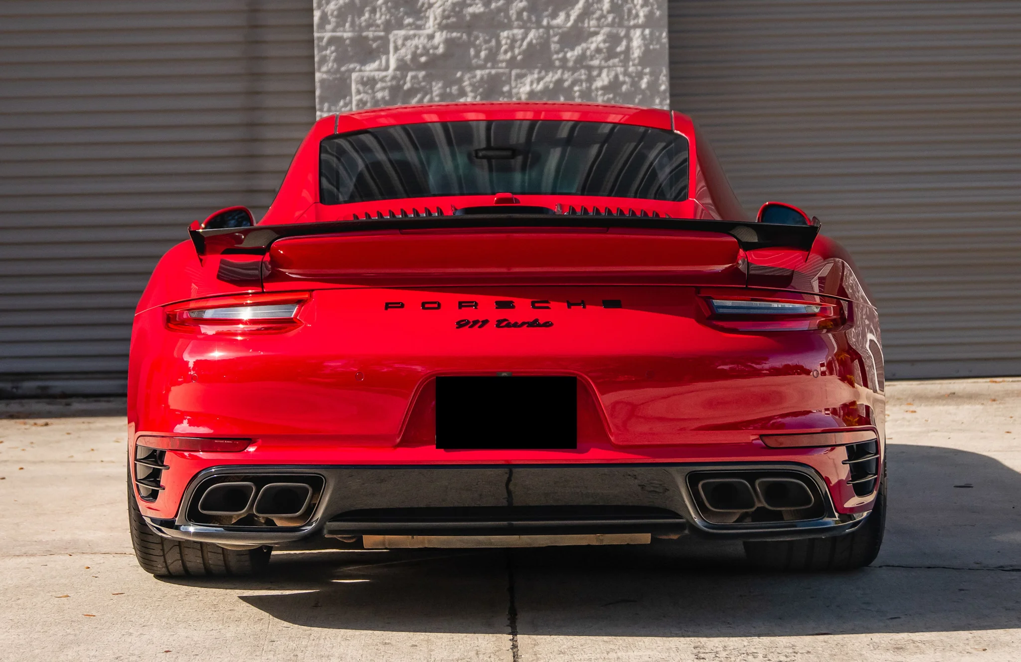 2017 Porsche 911 Turbo Coupe in Carmine Red