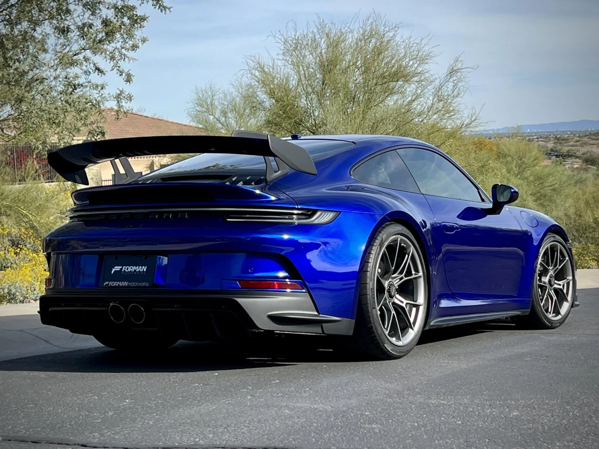 2022 Porsche 911 GT3 in San Marino Blue