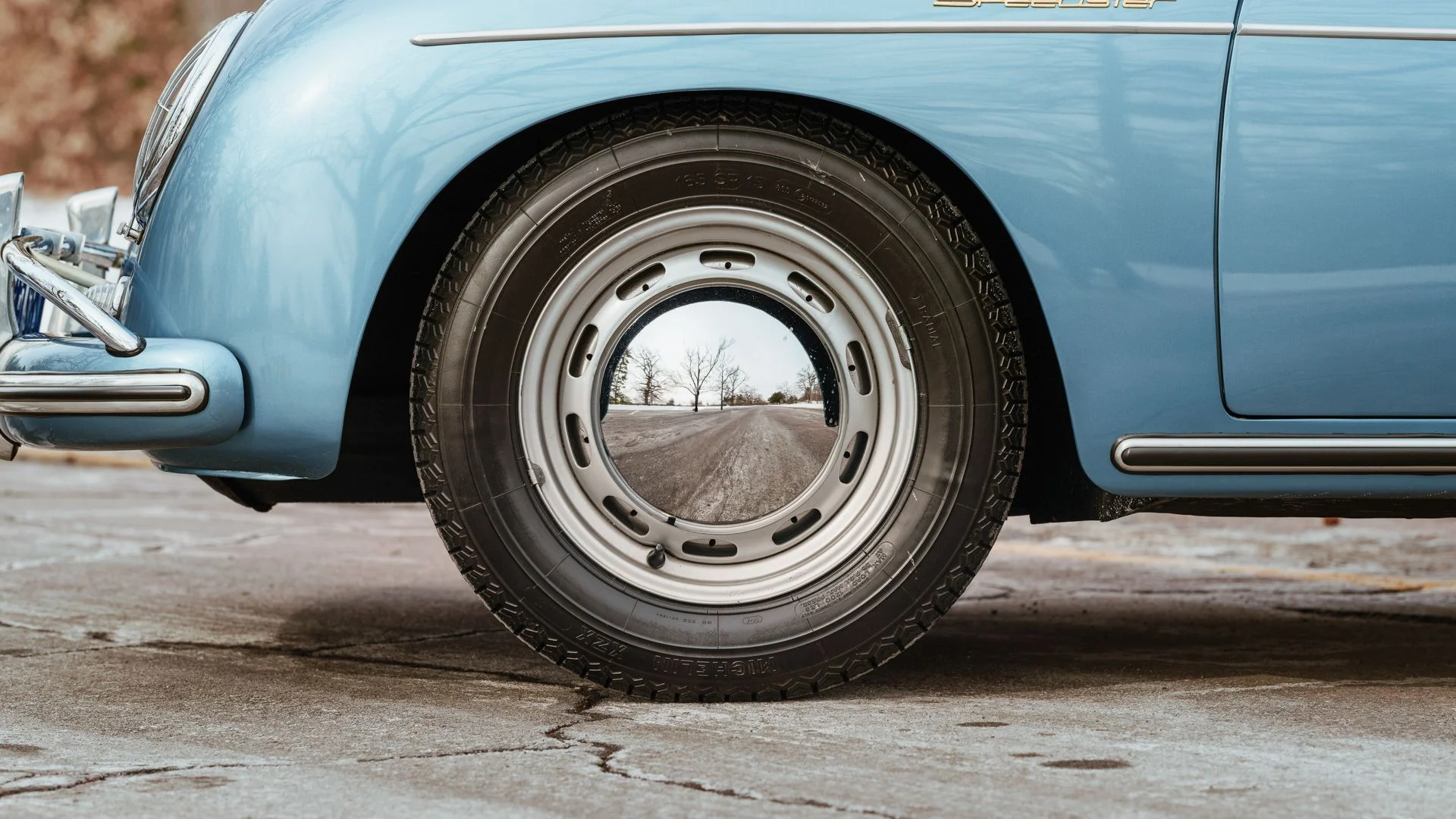  1957 Porsche 356 A 1600 Speedster in Aquamarine Blue