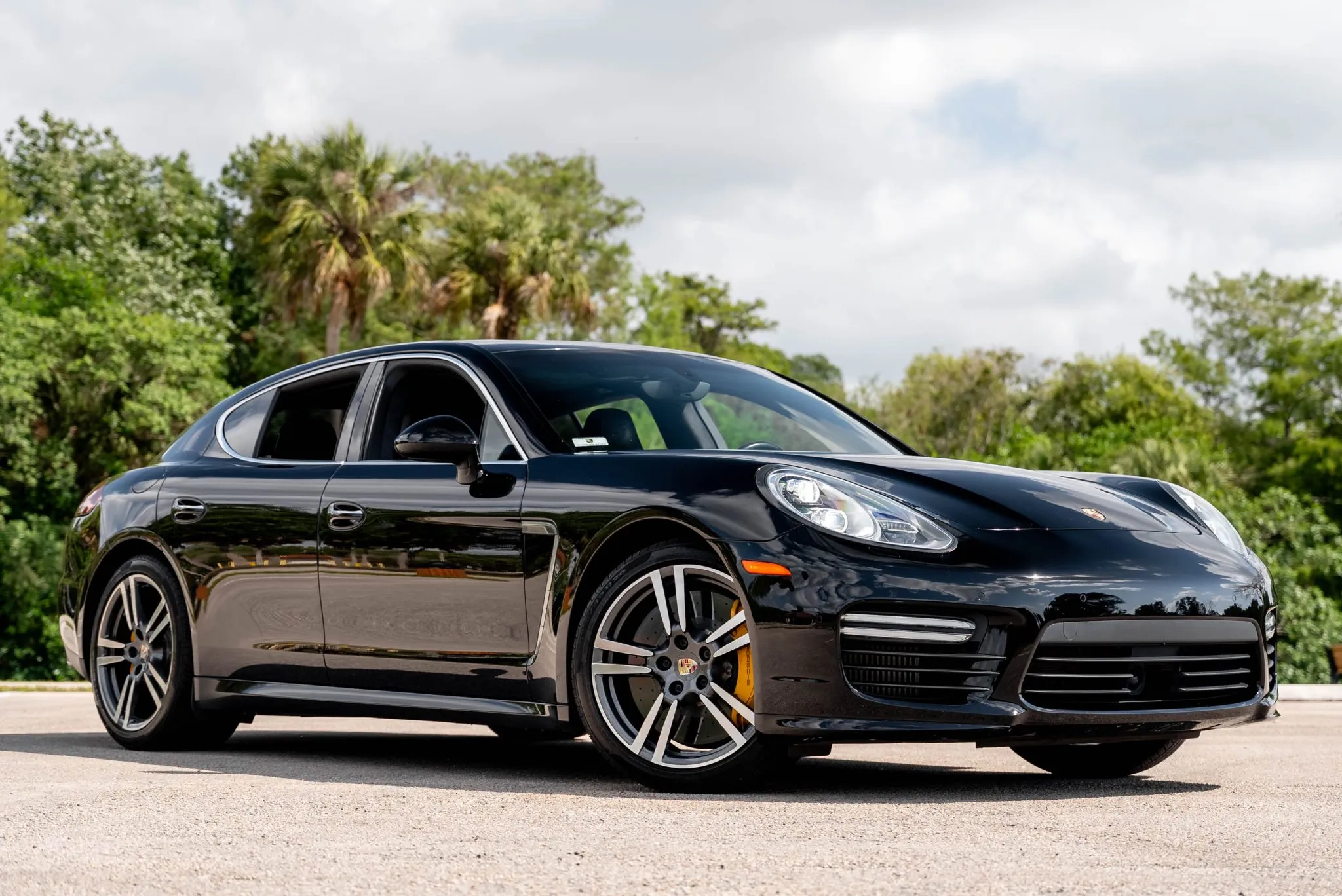 2015 Porsche Panamera Turbo S in Black