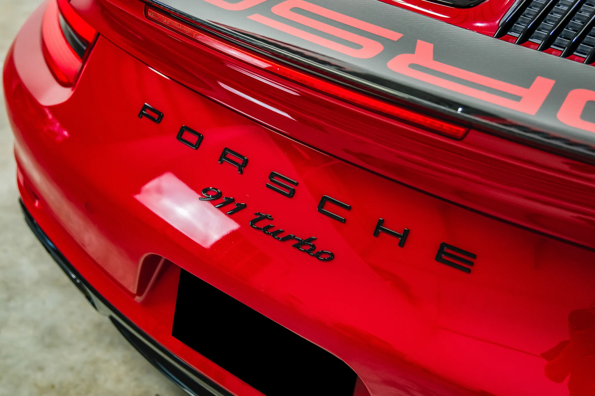 2017 Porsche 911 Turbo Coupe in Carmine Red