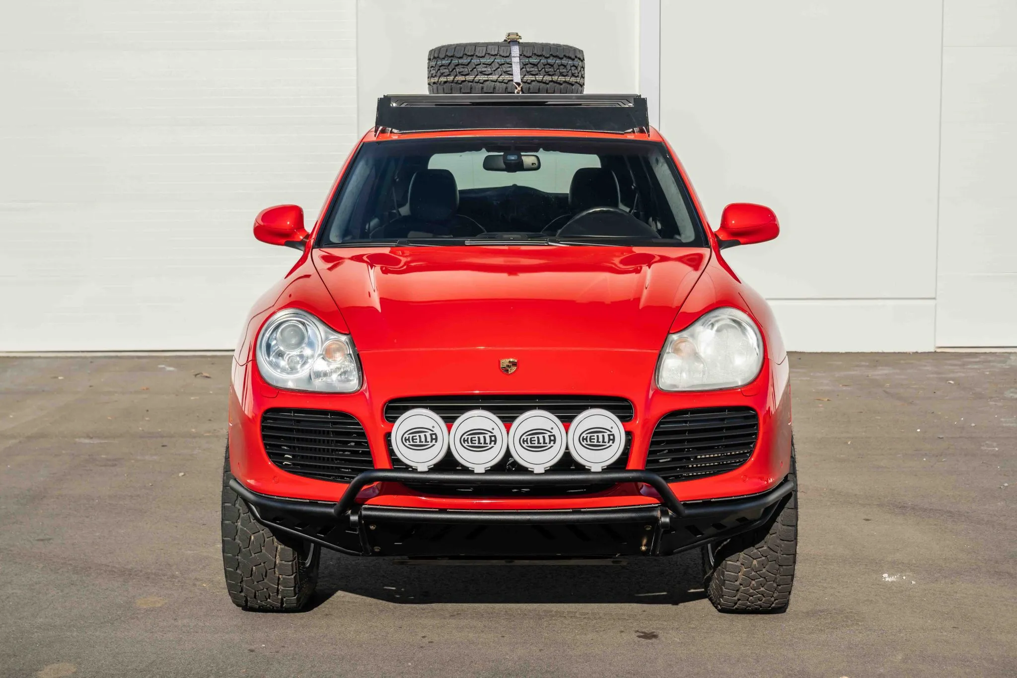 2005 Porsche Cayenne Turbo in Guards Red