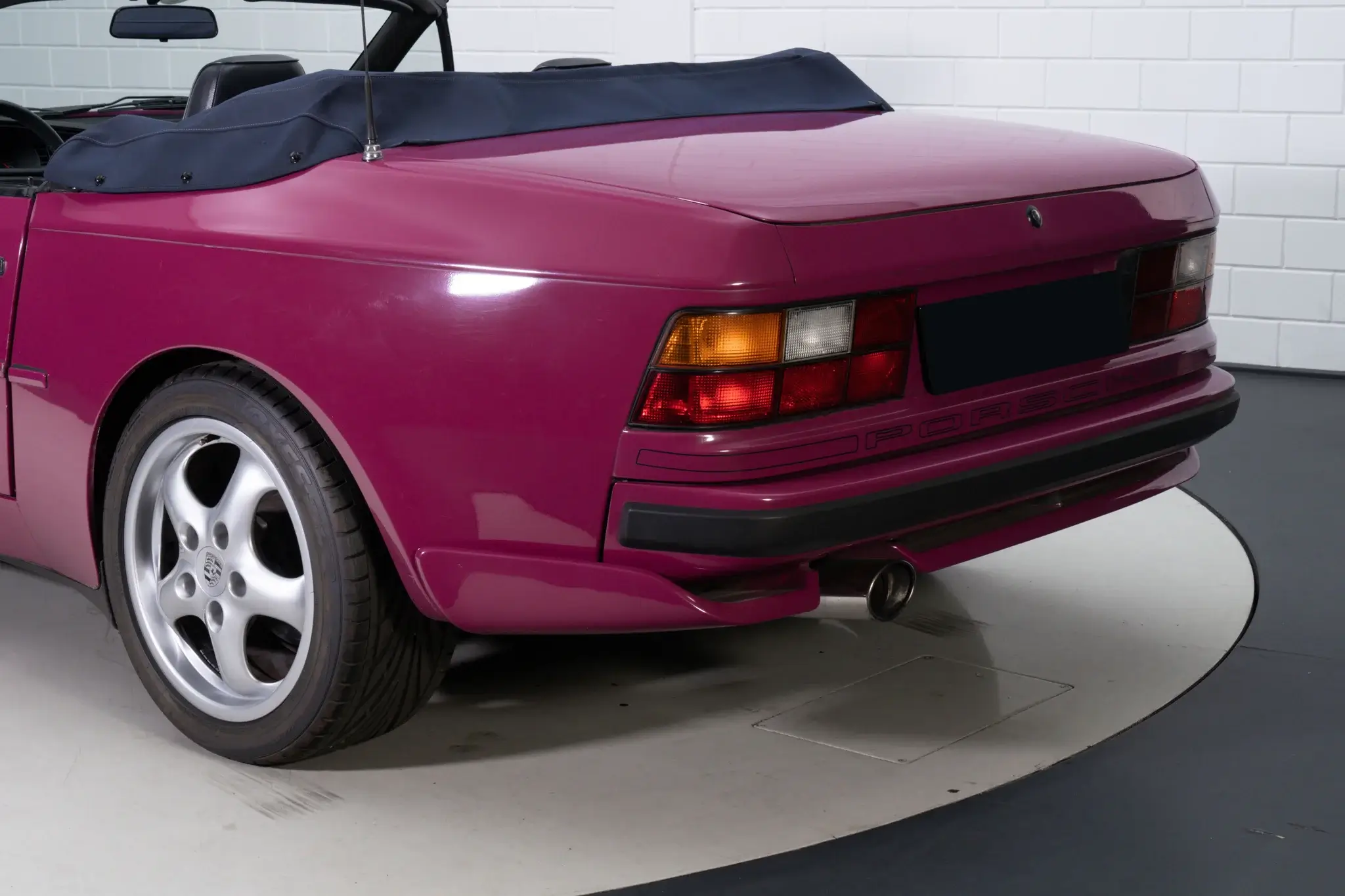 1991 Porsche 944 S2 Cabriolet in Rubystone Red