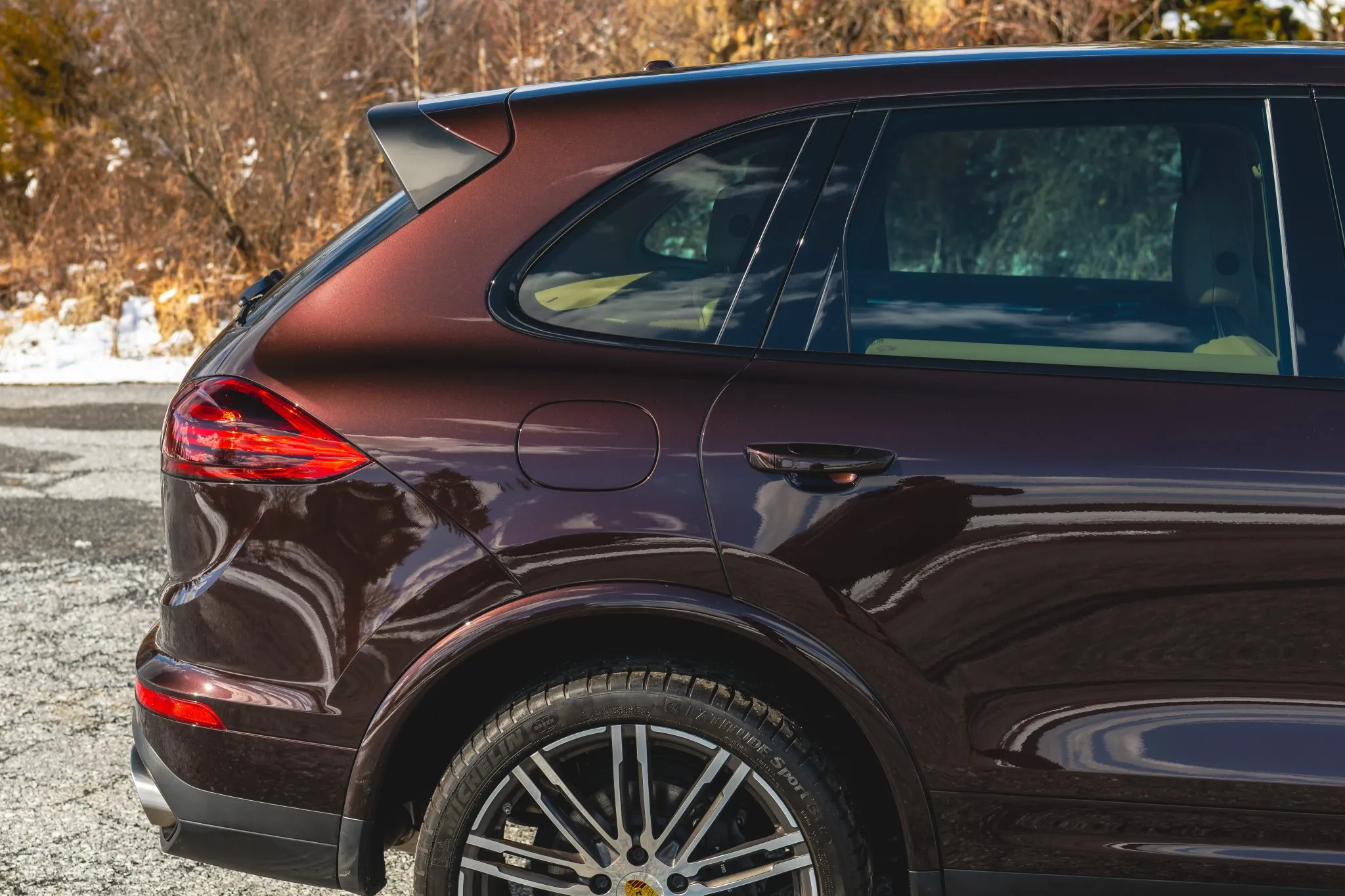 2017 Porsche Cayenne Platinum Edition in Mahogany Metallic