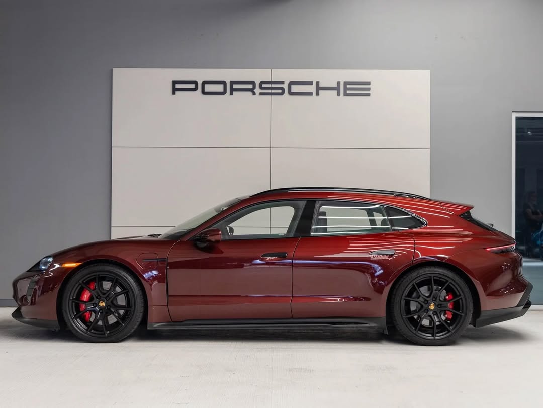 2023 Porsche Taycan GTS in Cherry Metallic