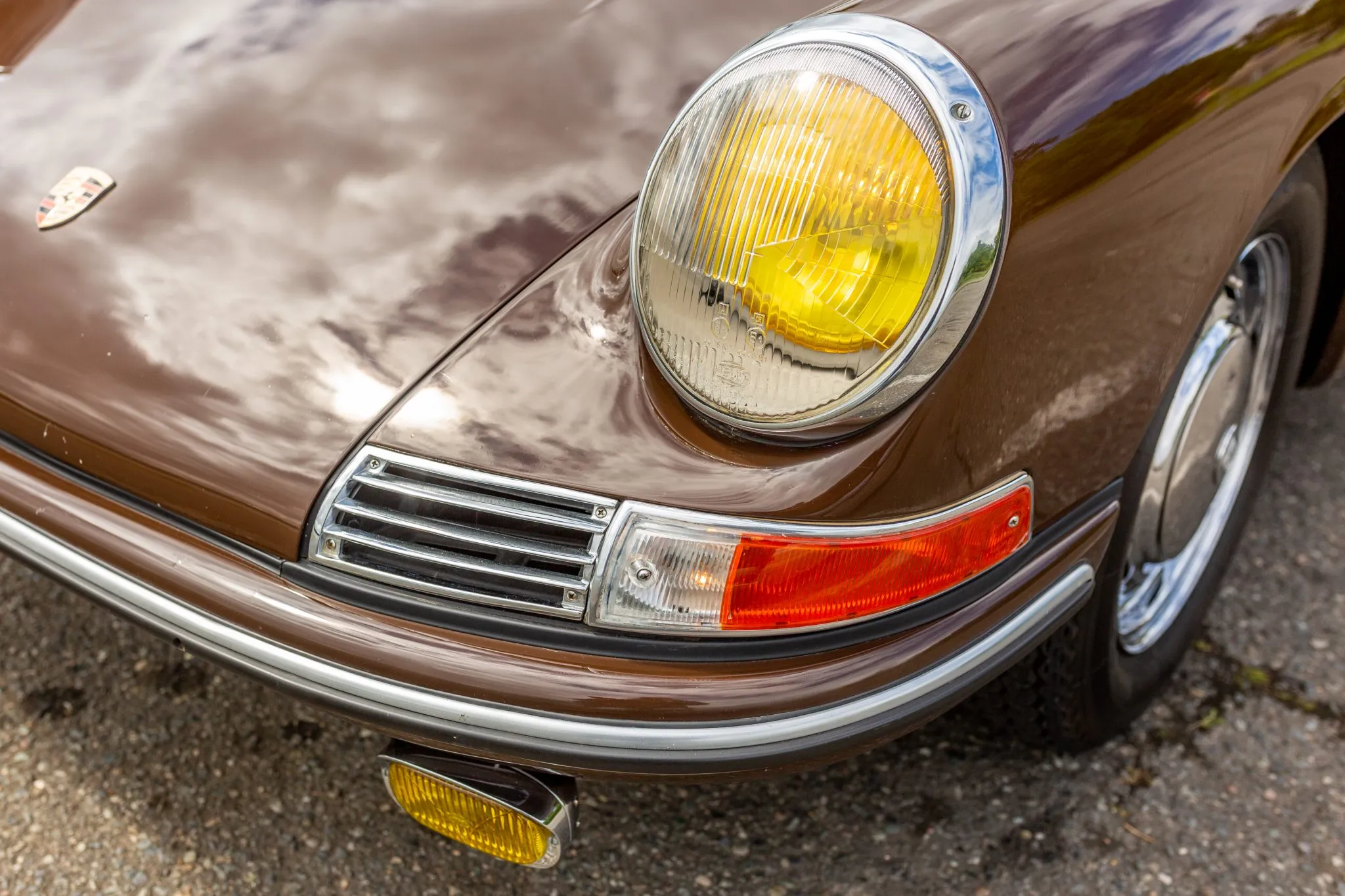 1965 Porsche 911 Coupe In Togo Brown