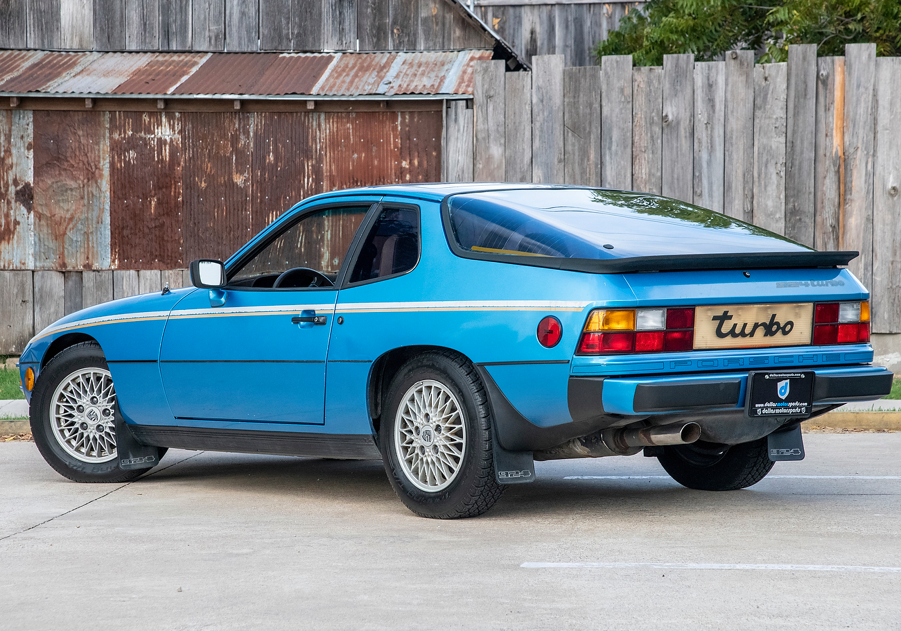 1981 Porsche 924 Turbo in Minerva Blue Metallic