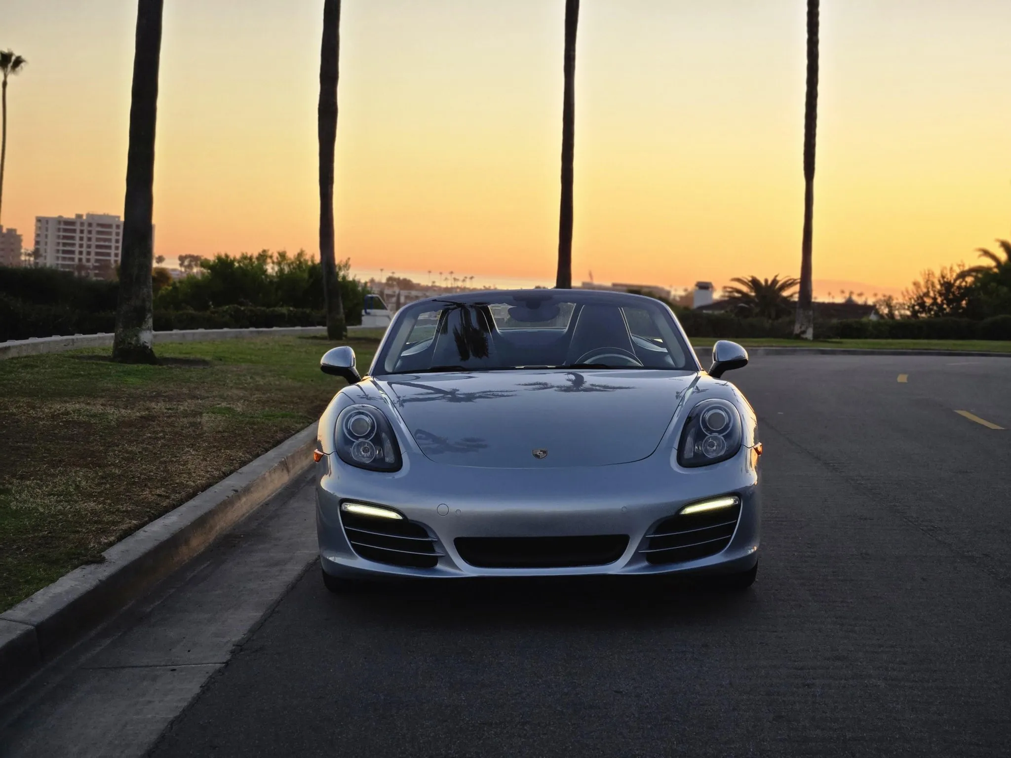2014 Porsche Boxster in Rhodium Silver Metallic