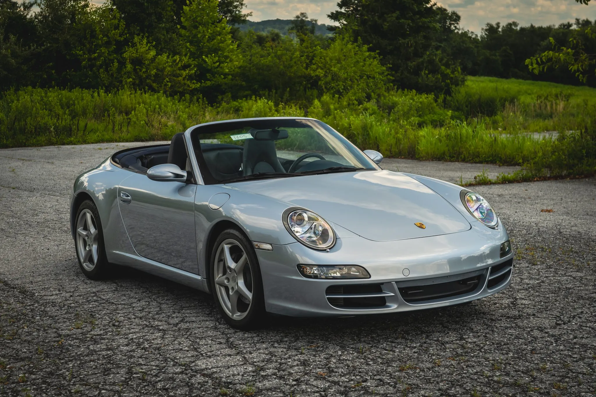 2005 Porsche 911 Carrera Cabriolet in Polar Silver Metallic