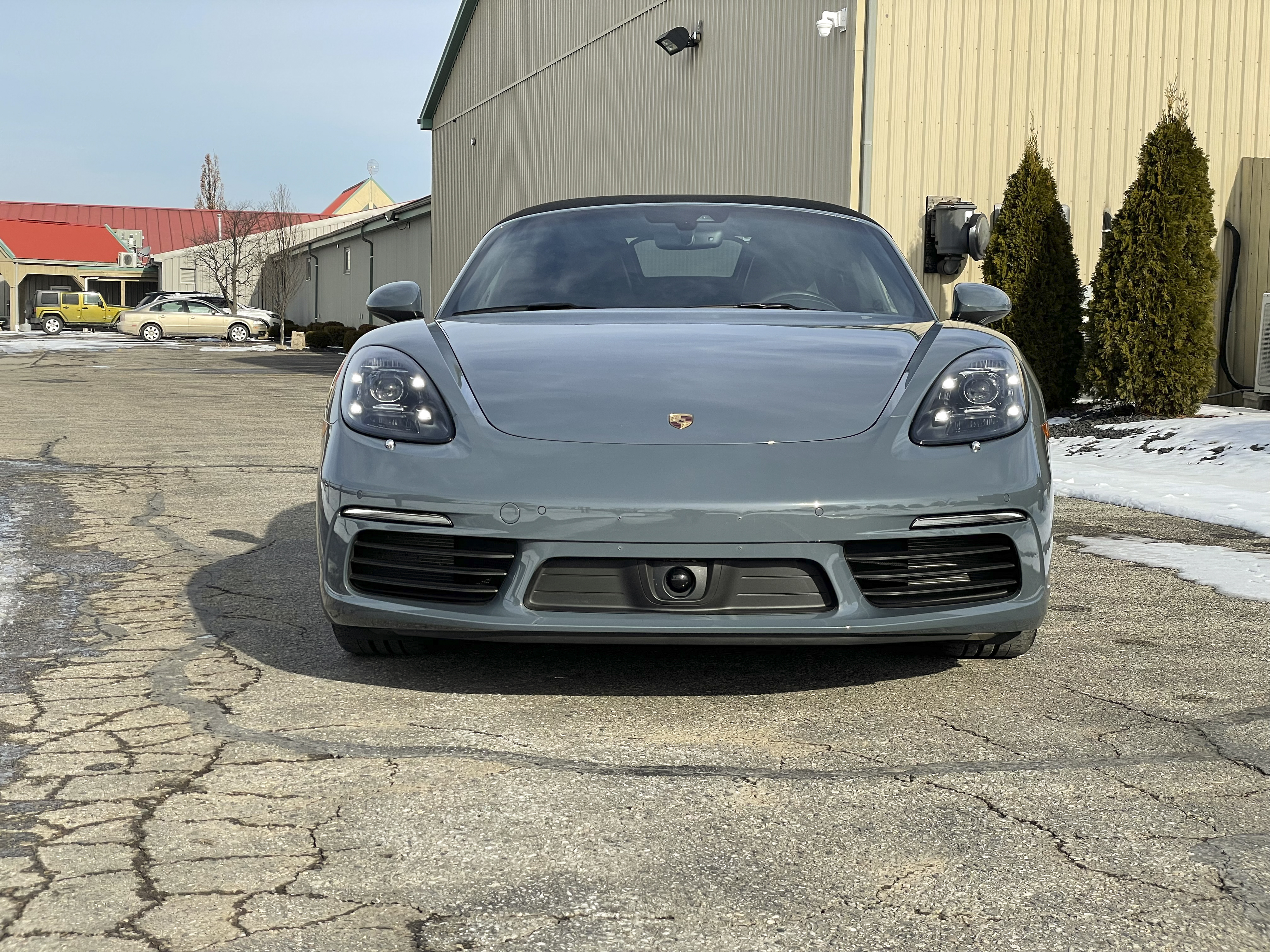 2018 Porsche 718 Boxster in Graphite Blue Metallic