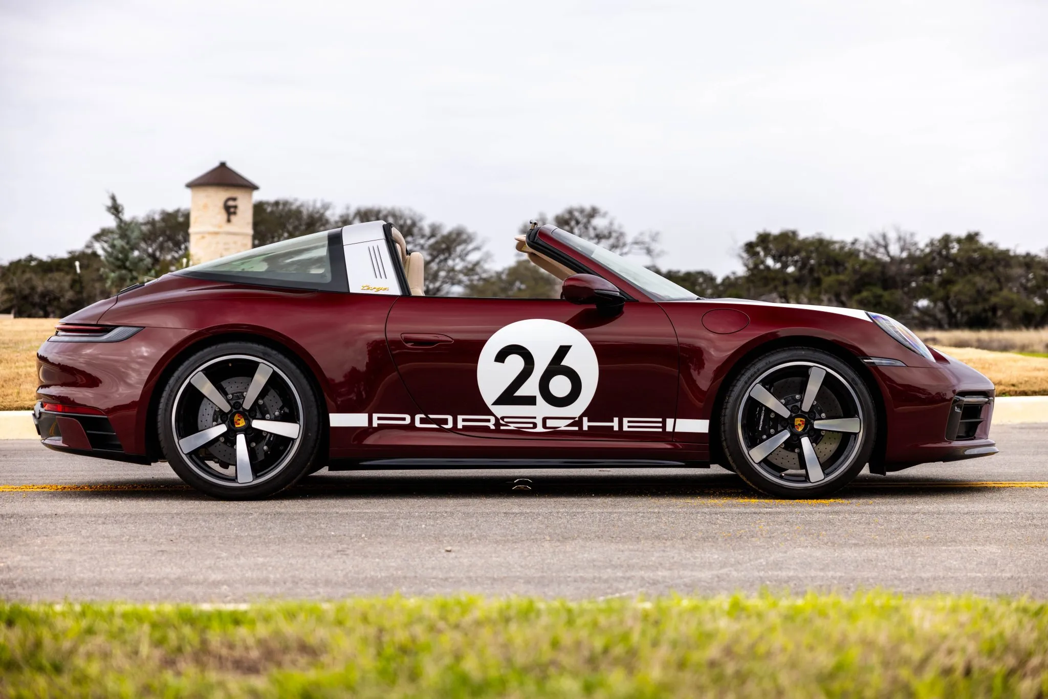 2021 Porsche 911 Targa 4S Heritage Design Edition in Cherry Metallic