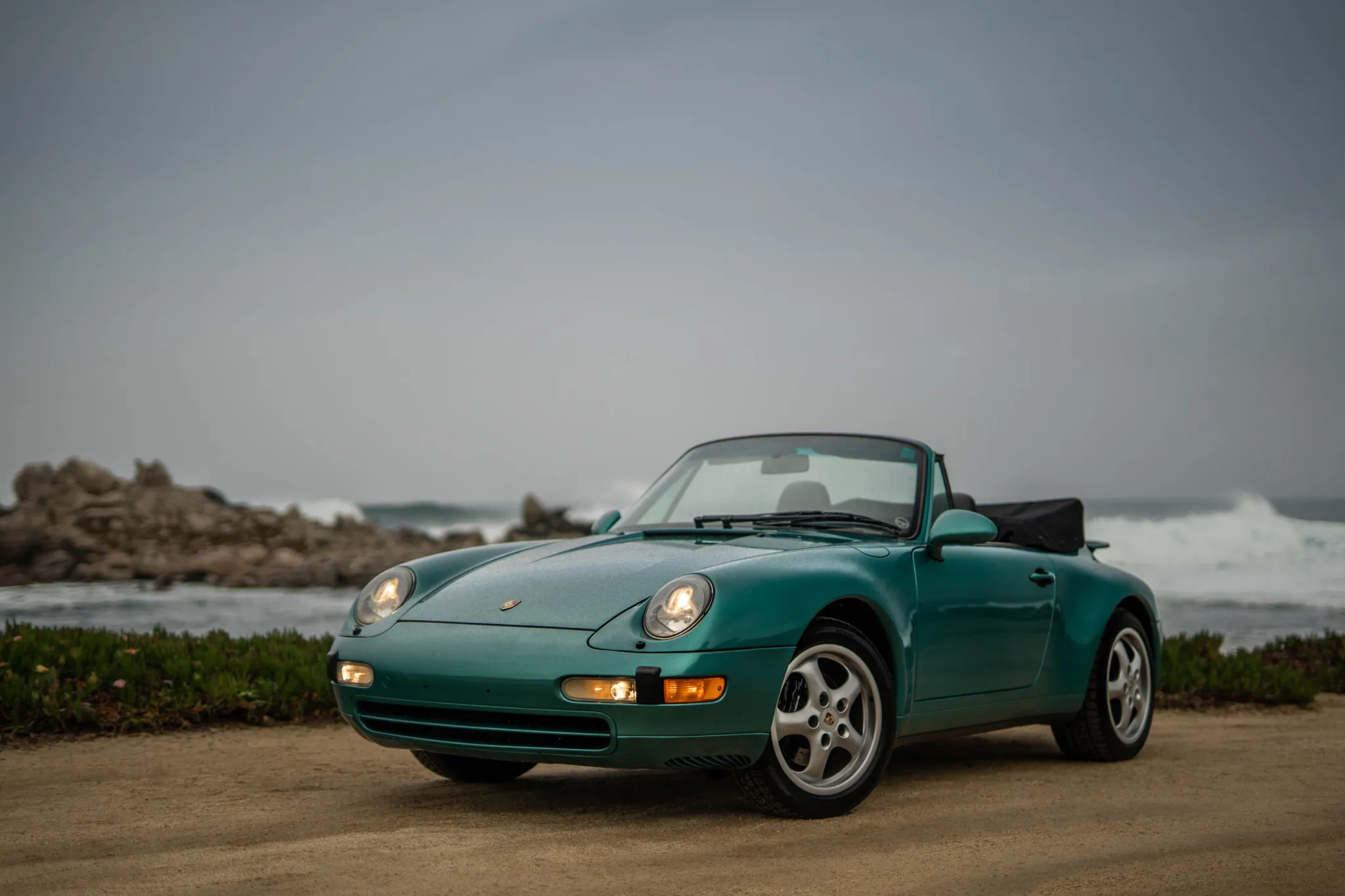 1996 Porsche 911 Carrera Cabriolet in Wimbledon Green Metallic