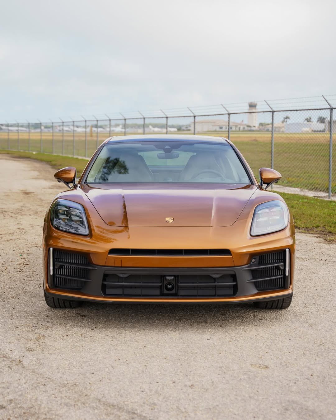 2025 Porsche Panamera 4 in Madeira Gold Metallic