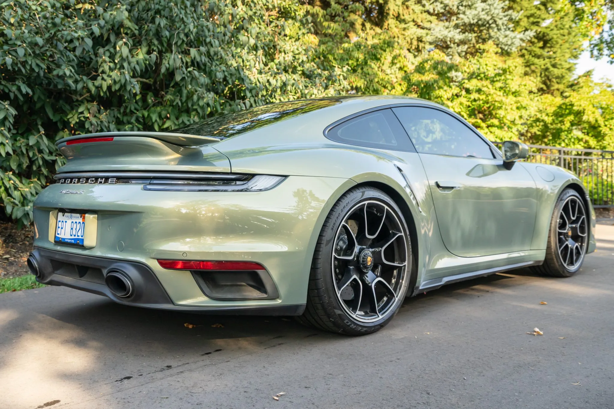 2021 Porsche 911 Turbo S Coupe In Urban Bamboo ChromaFlair