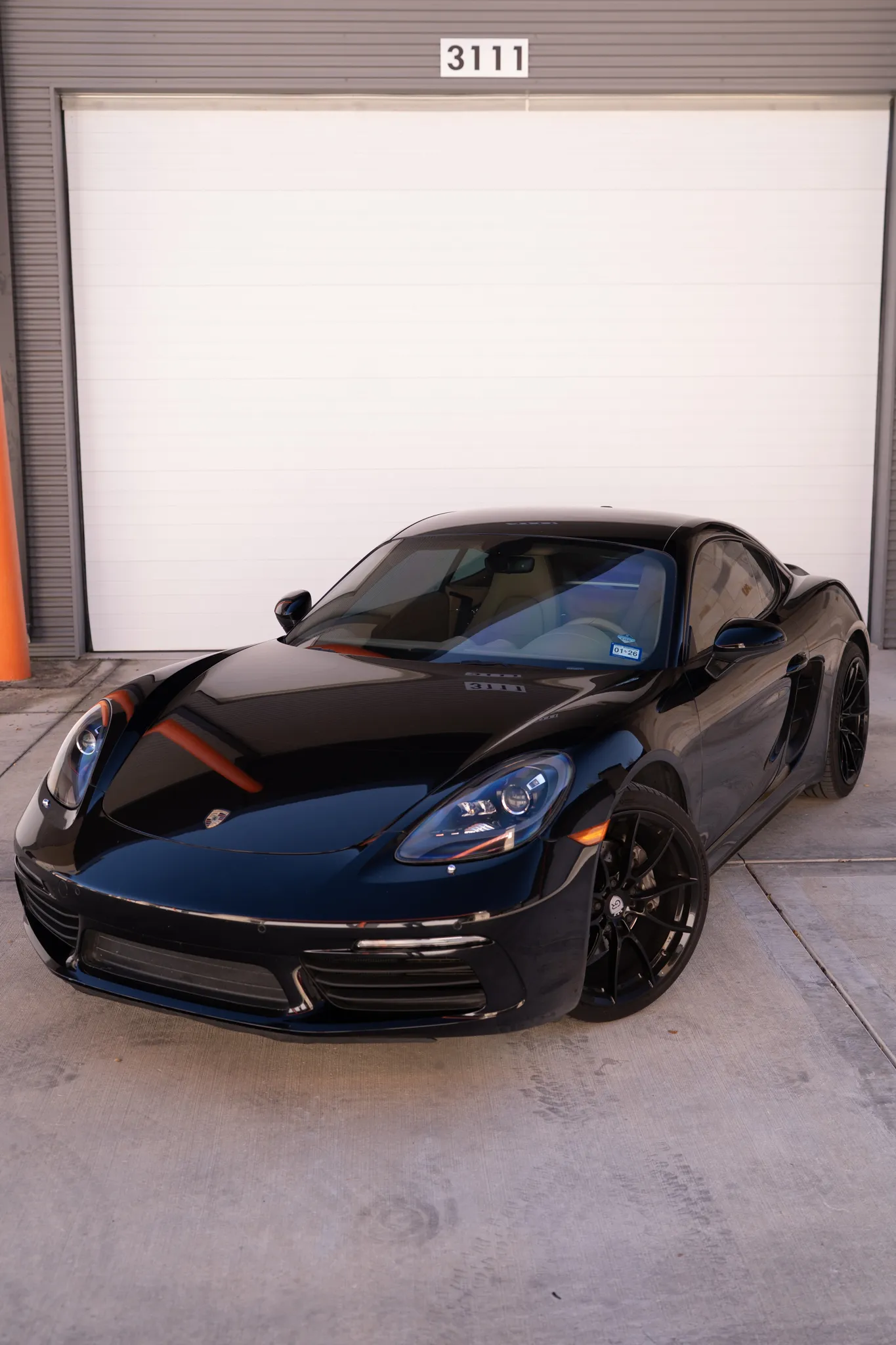 2017 Porsche 718 Cayman in Jet Black Metallic