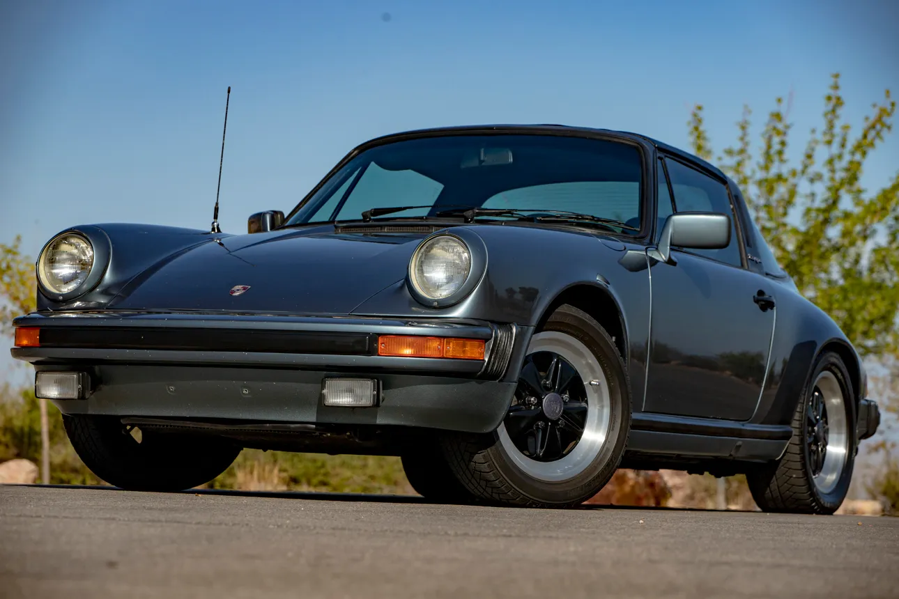 1983 Porsche 911SC Targa in Pacific Blue Metallic