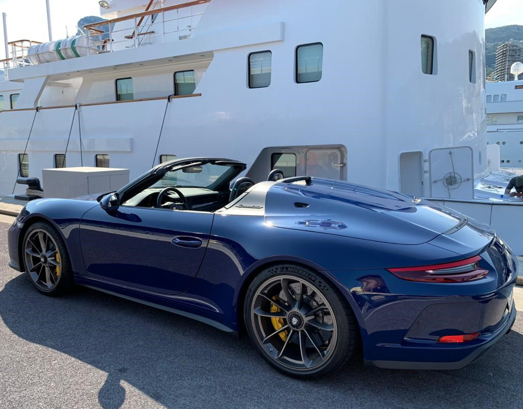2019 Porsche 911 Speedster in Albert Blue