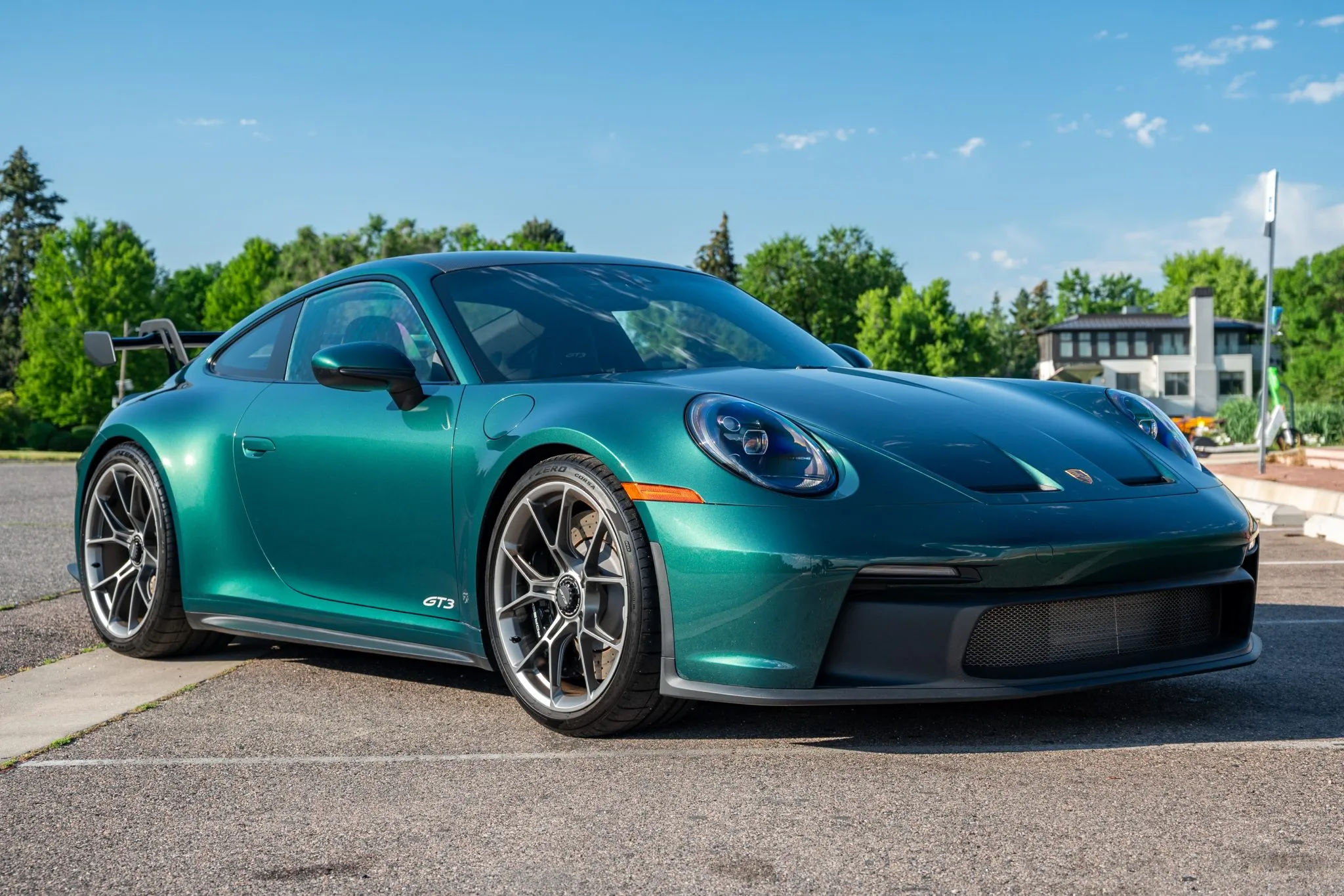 2022 Porsche 911 GT3 in Racing Green Metallic