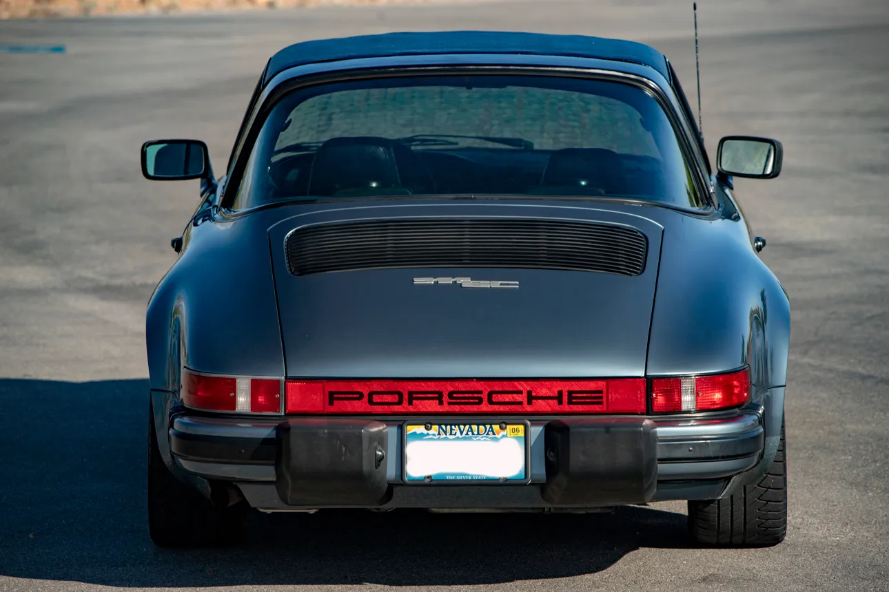 1983 Porsche 911SC Targa in Pacific Blue Metallic