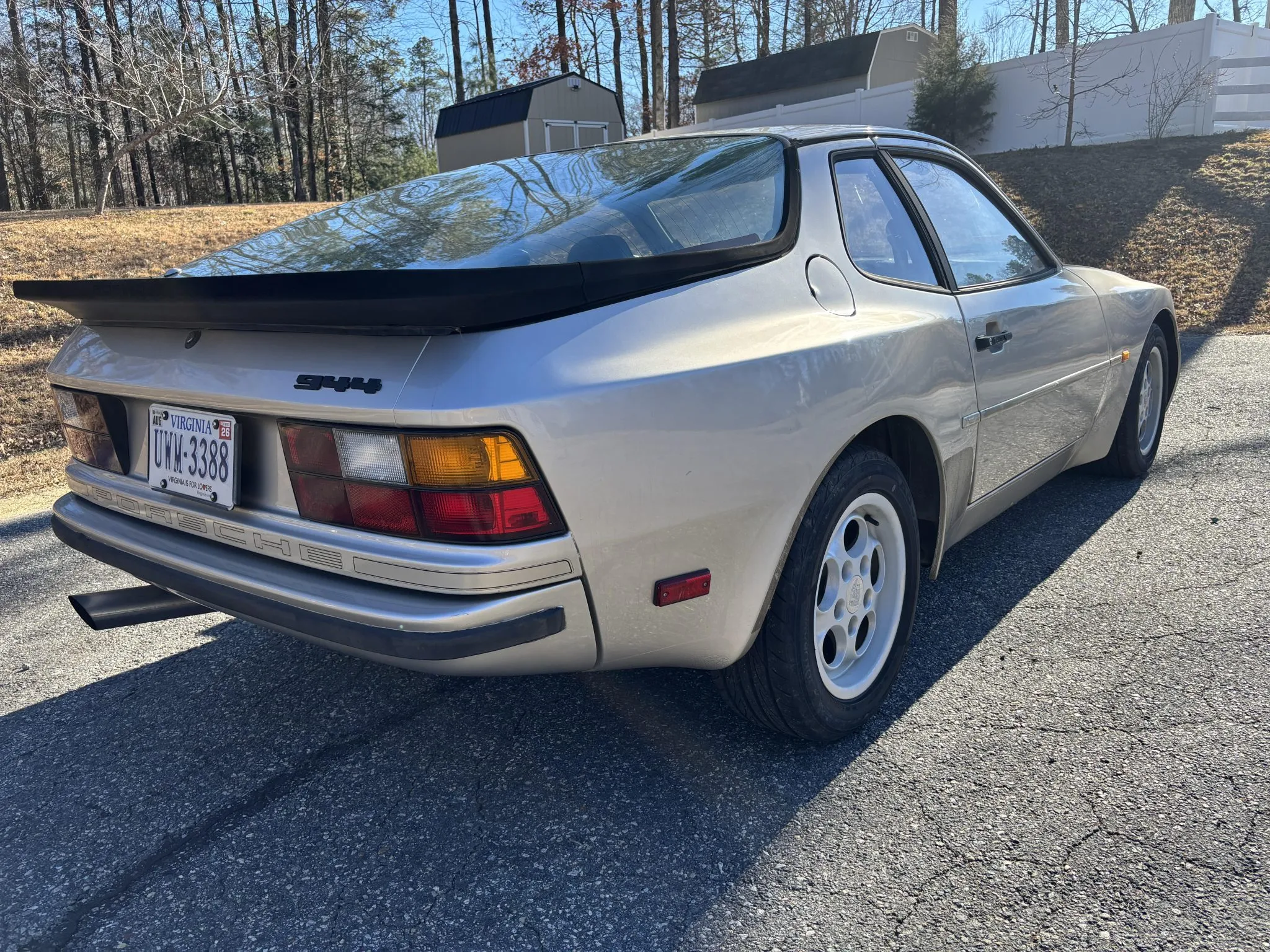 Euro 1984 Porsche 944 In Zermatt Silver Metallic