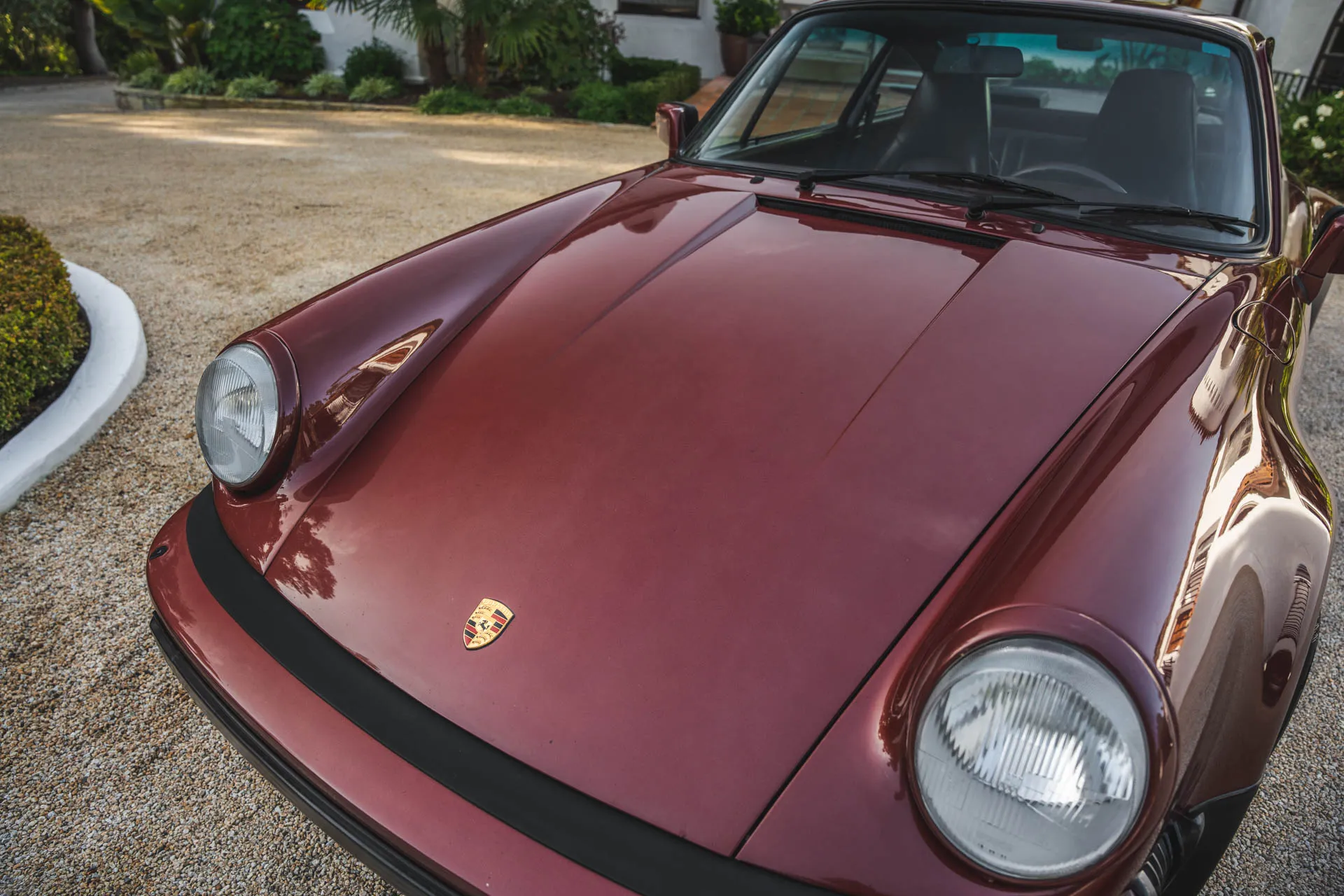 1986 Porsche 911 Turbo Coupe in Garnet Red Metallic