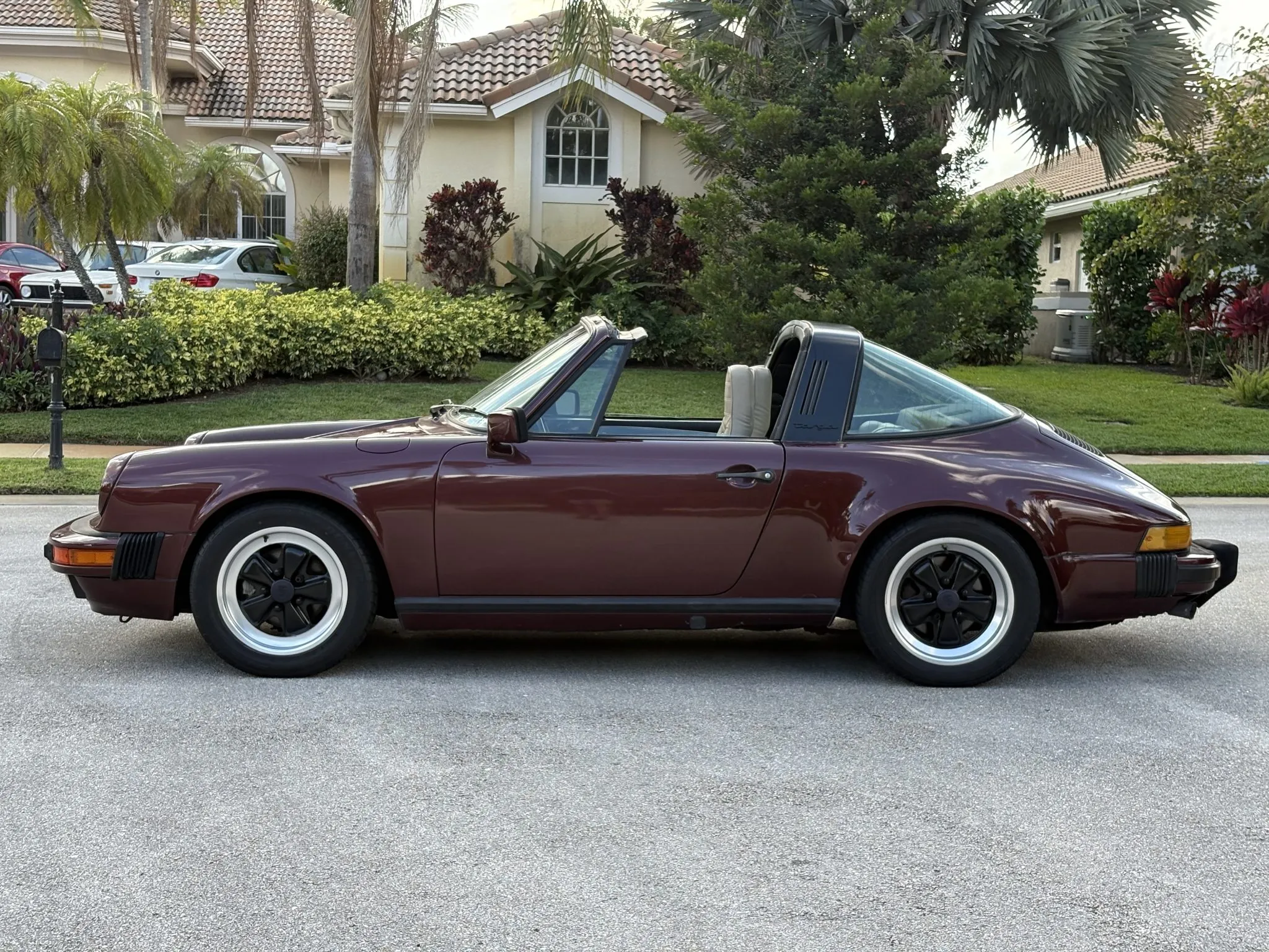 1984 Porsche 911 Carrera Targa in Ruby Red Metallic