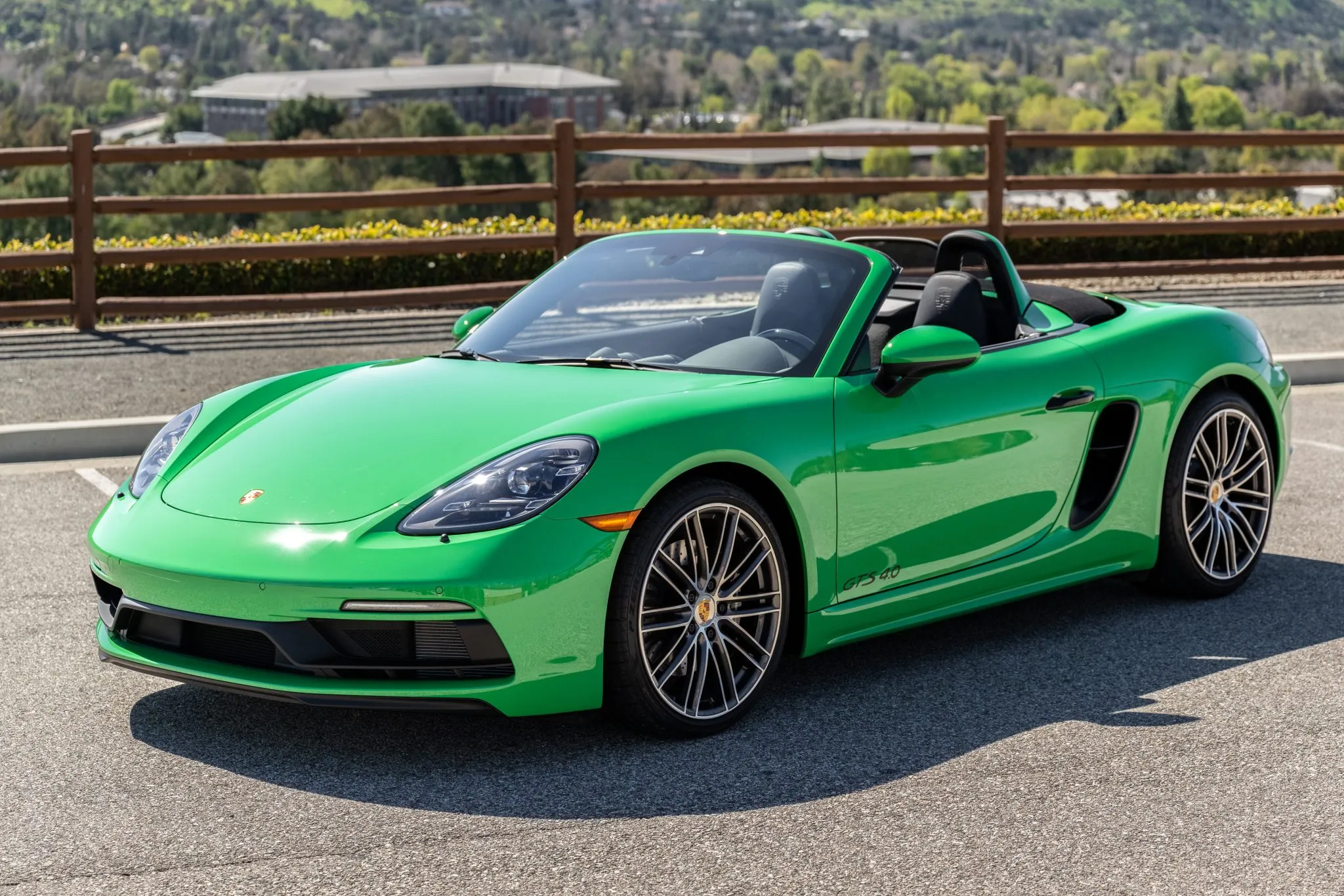 2022 Porsche 718 Boxster GTS 4.0 in Python Green