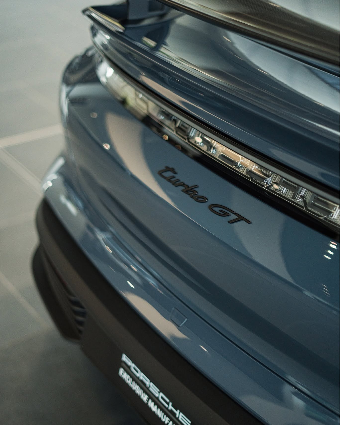 2025 Porsche Taycan Turbo GT in Pale Blue Metallic