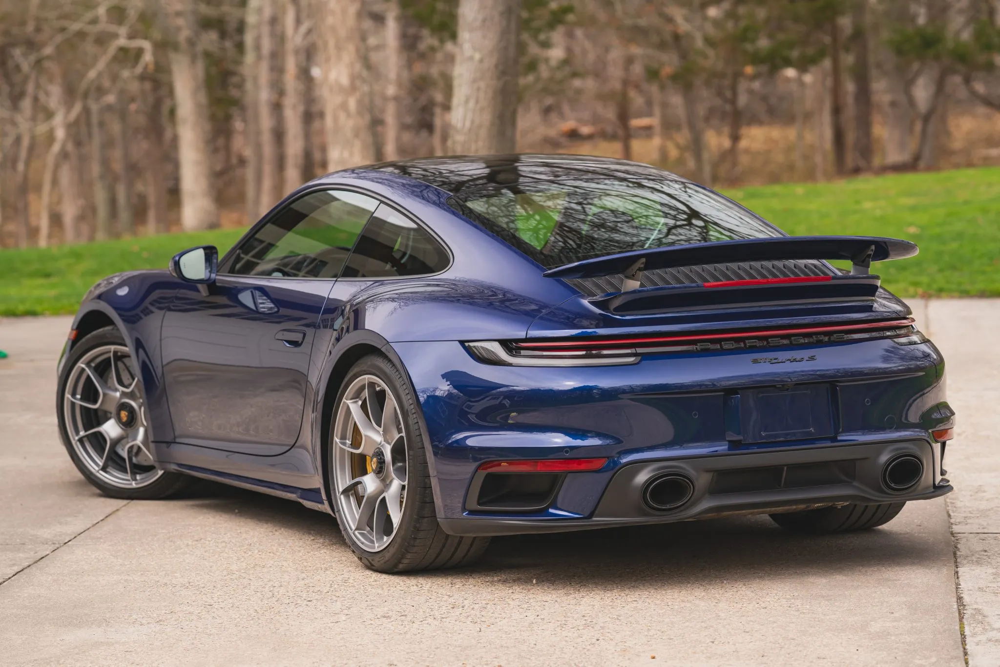 2023 Porsche 911 Turbo S Coupe in Gentian Blue Metallic