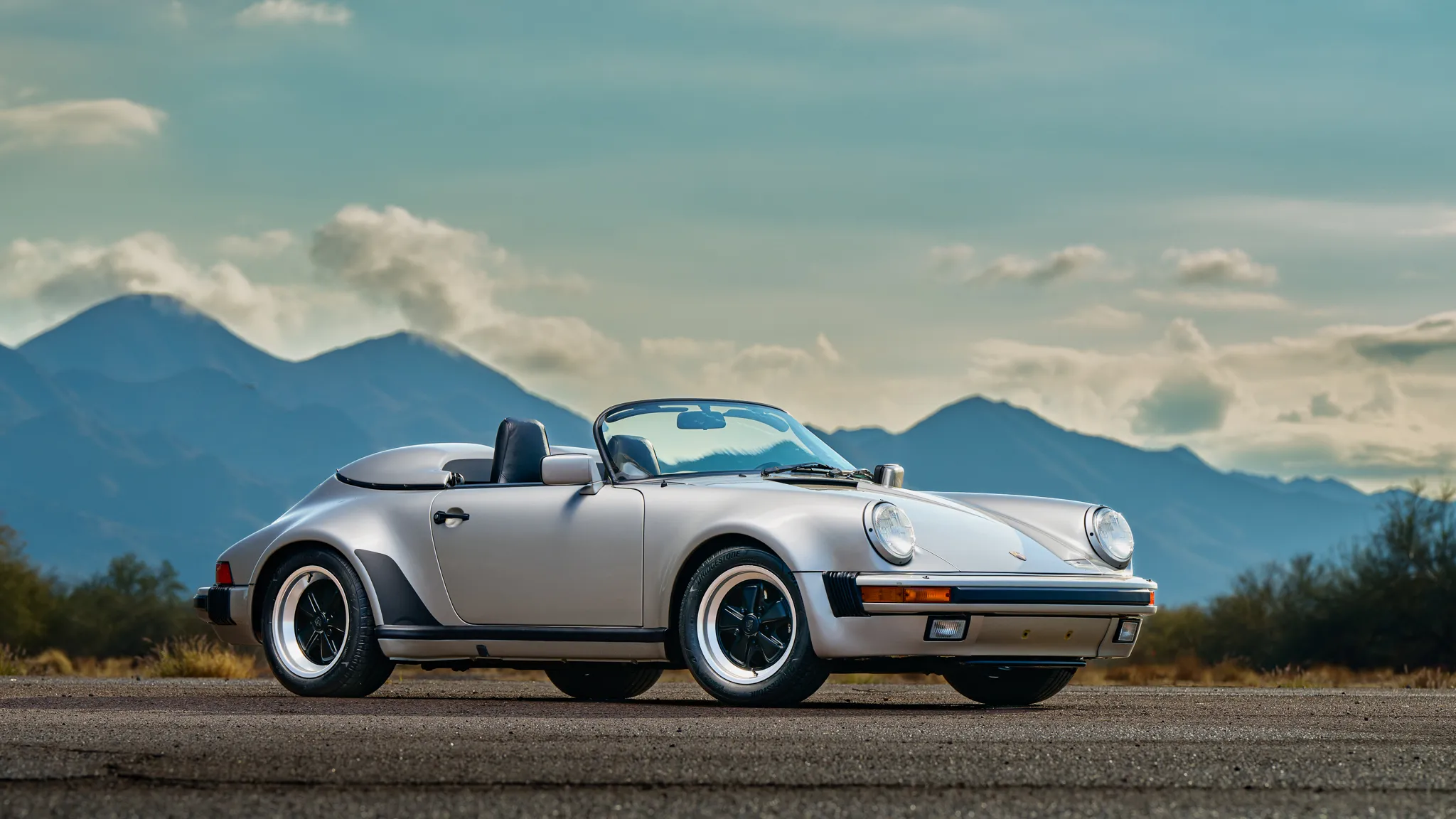 1989 Porsche 911 Speedster in Linen Metallic