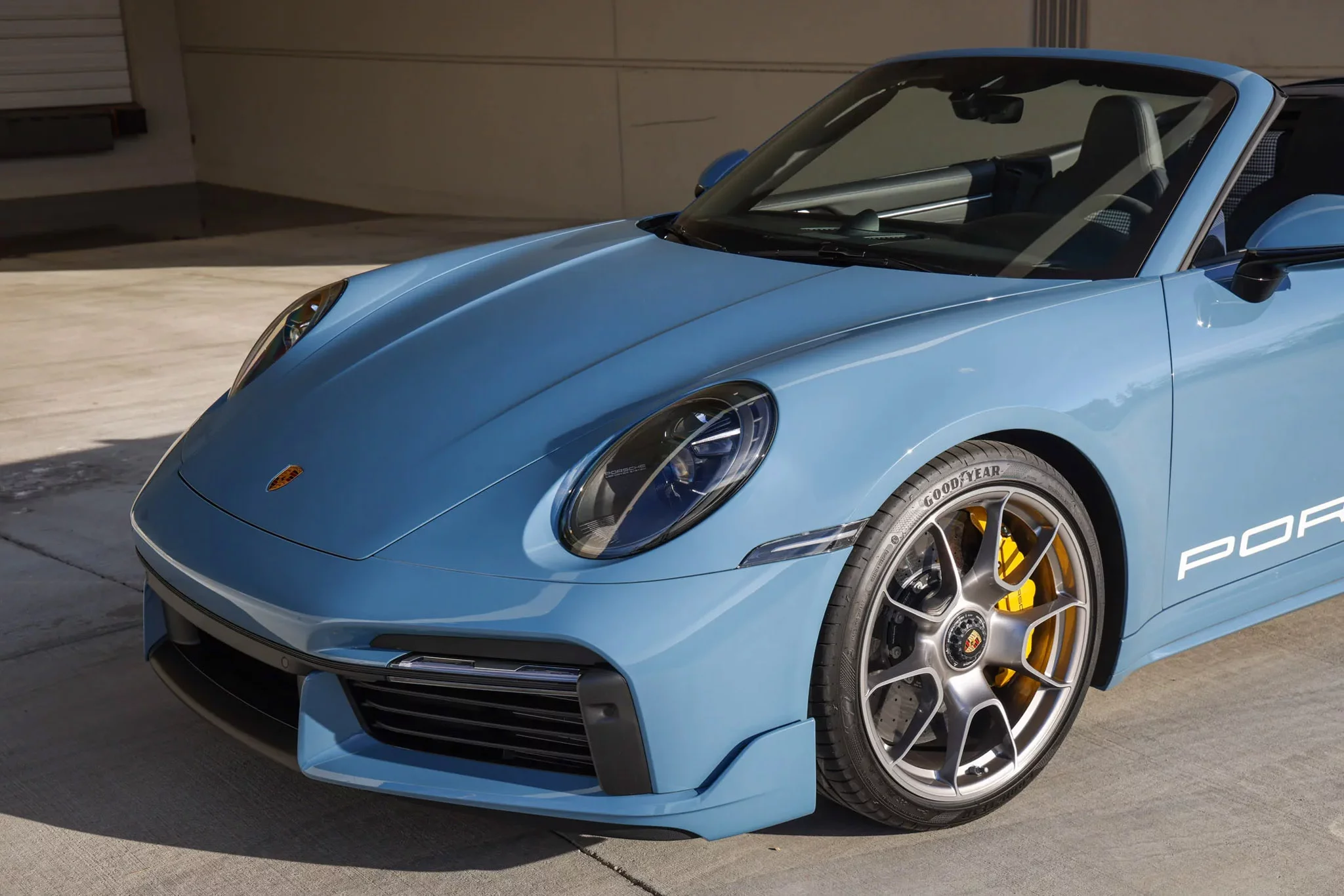 2025 Porsche 911 Turbo S Cabriolet in Nashy Blue