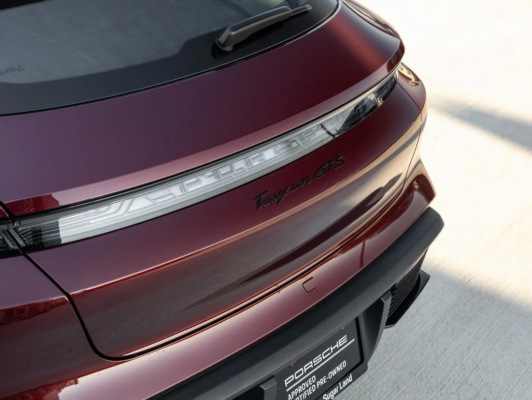 2023 Porsche Taycan GTS in Cherry Metallic