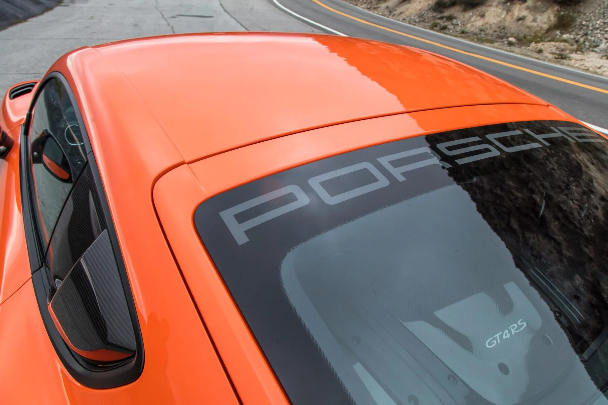2023 Porsche 718 Cayman GT4 RS Weissach in Gulf Orange