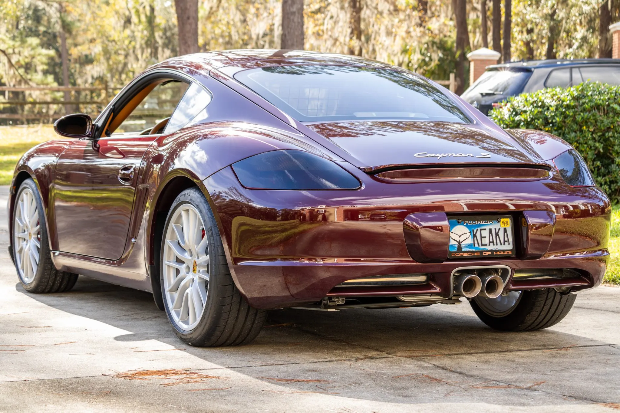 2007 Porsche Cayman S in Carmon Red Metallic