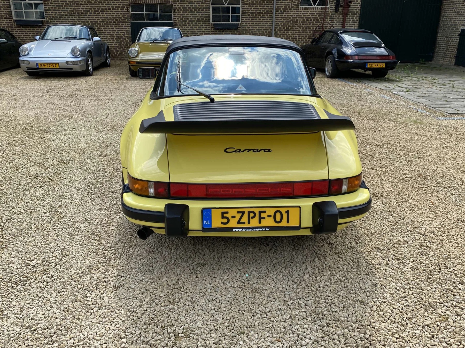 1988 Porsche 911 Targa in Lime Yellow
