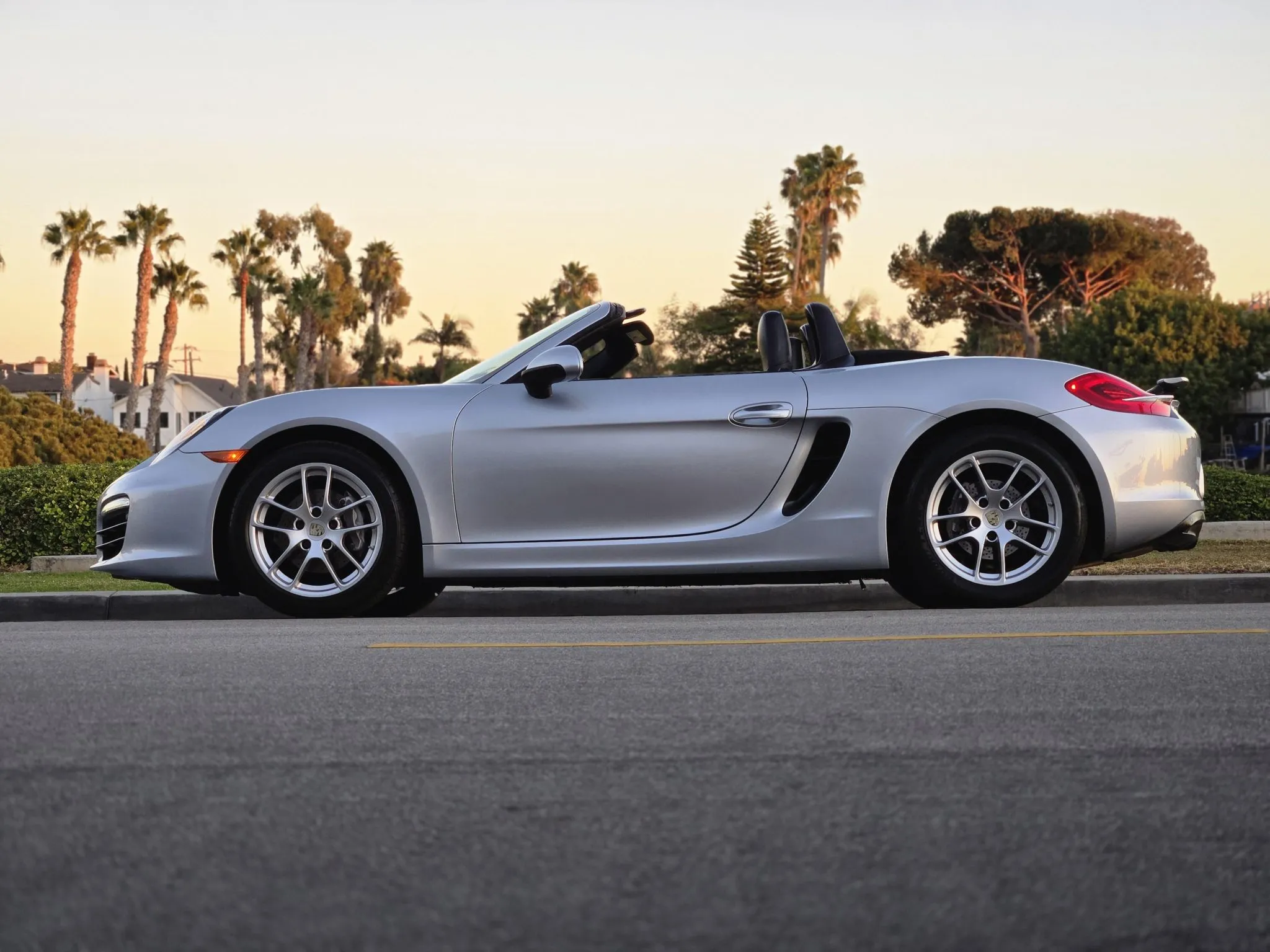 2014 Porsche Boxster in Rhodium Silver Metallic