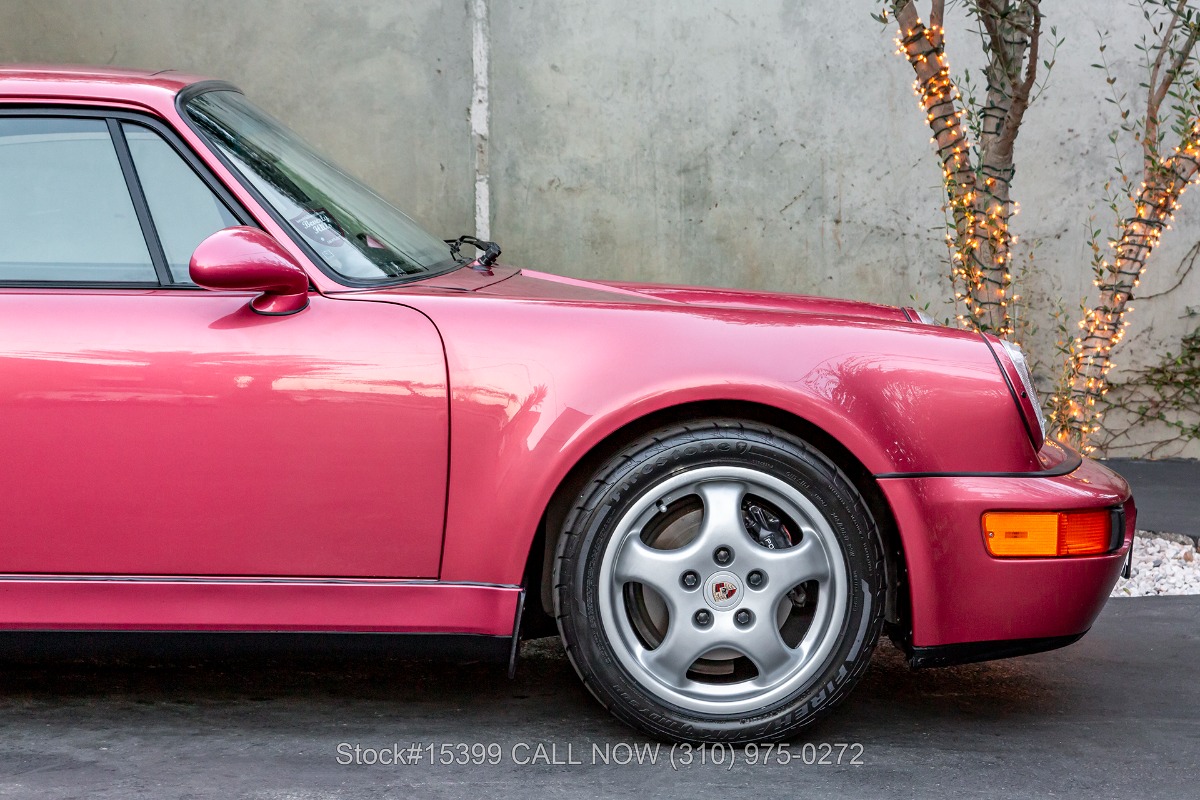 1994 Porsche 911 Carrera 4 Widebody Coupe in Rhodamine Red Metallic