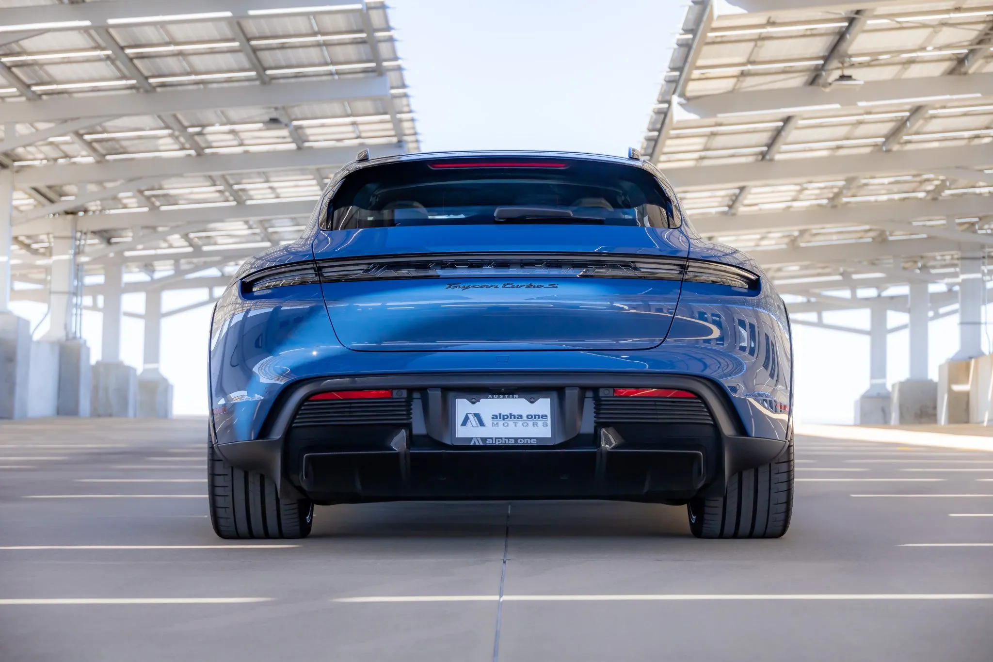 2022 Porsche Taycan Turbo S Cross Turismo in Neptune Blue