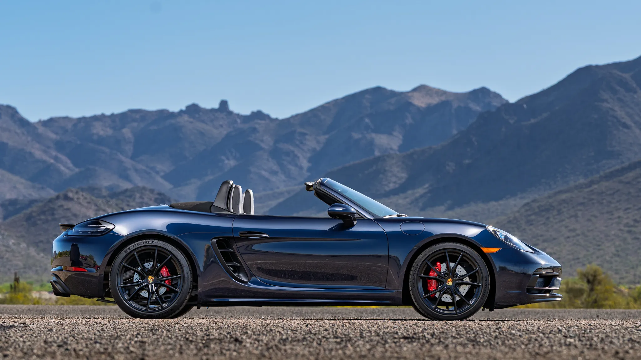 2019 Porsche 718 Boxster GTS in Night Blue Metallic