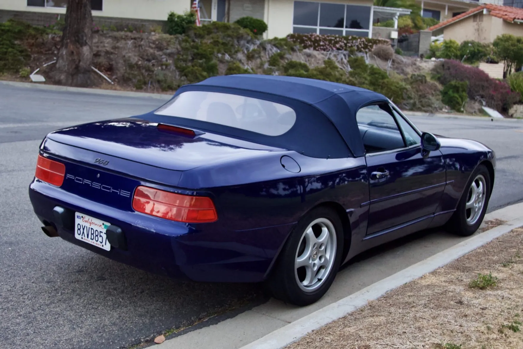 1994 Porsche 968 Cabriolet in Iris Blue Metallic