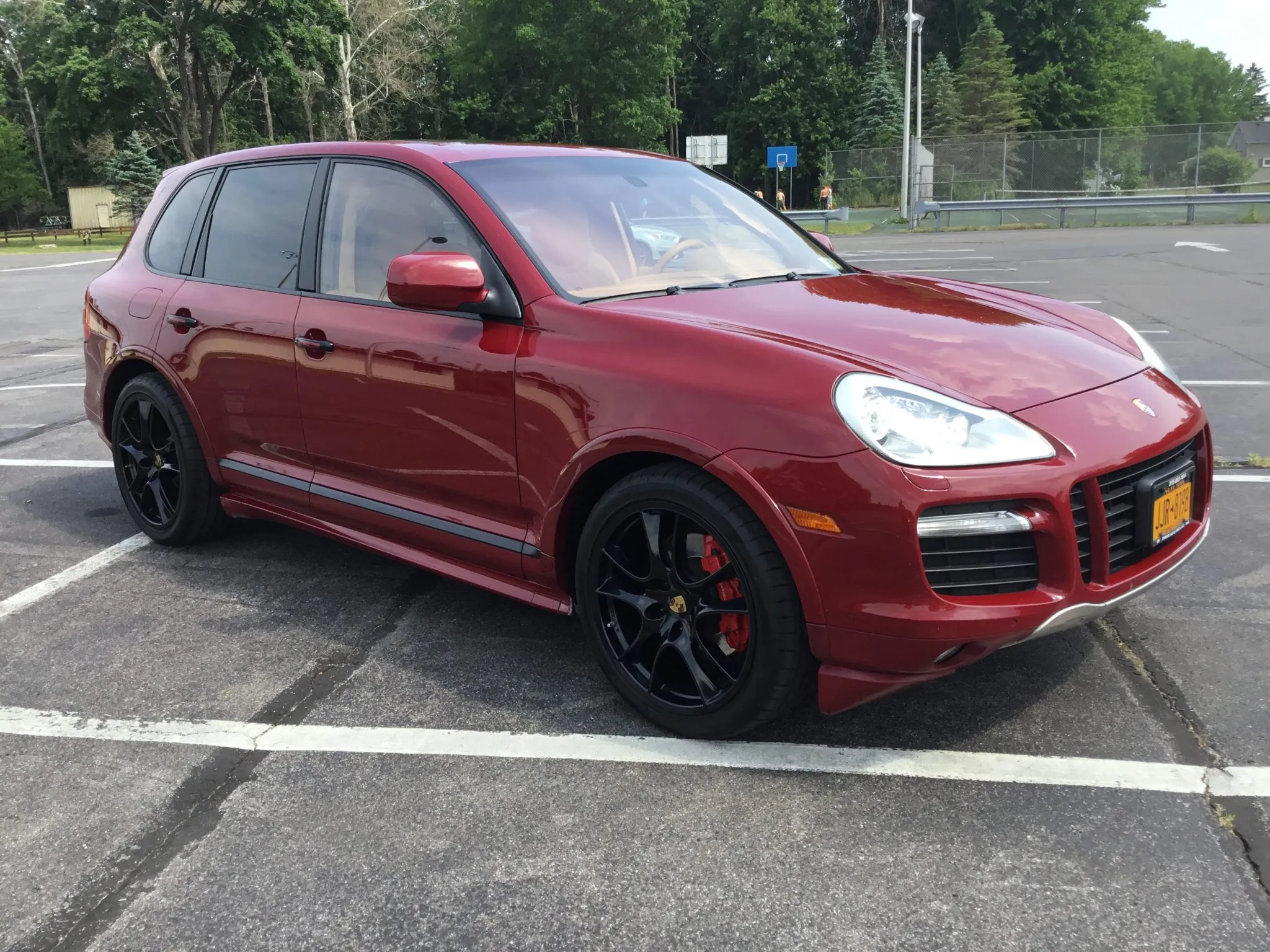2009 Porsche Cayenne GTS in GTS Red