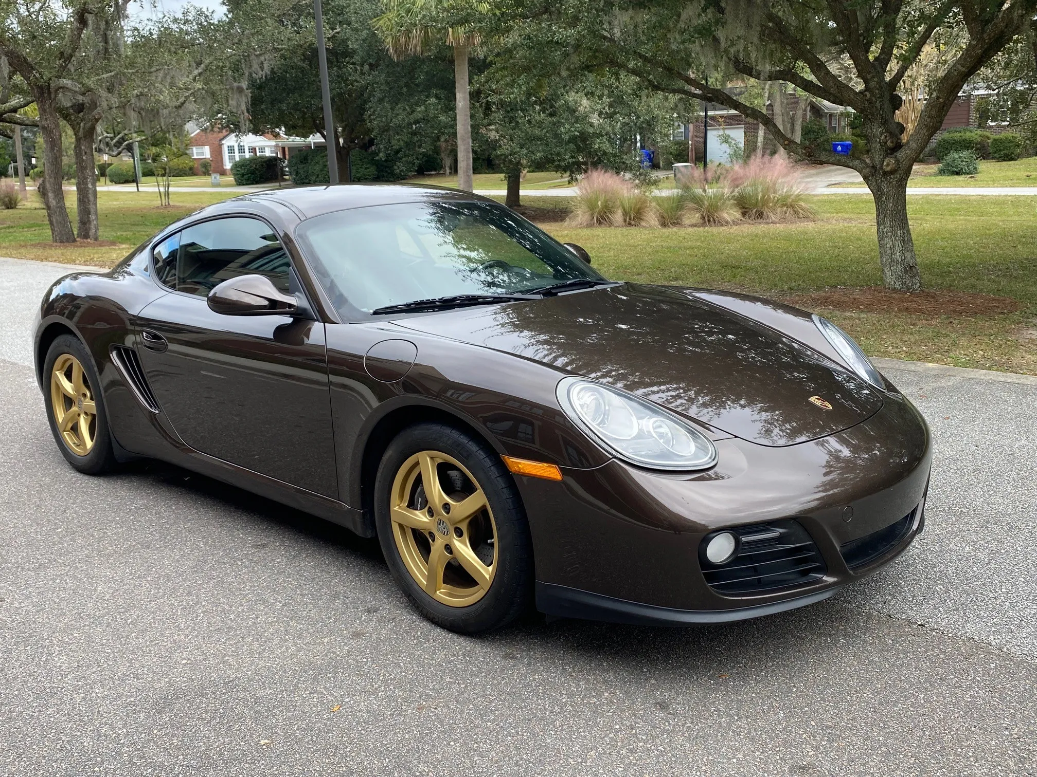 2010 Porsche Cayman in Macadamia Metallic
