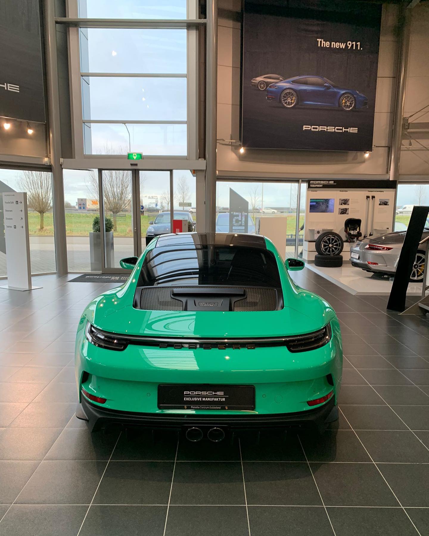 2022 Porsche 911 GT3 Touring in Lighter Green