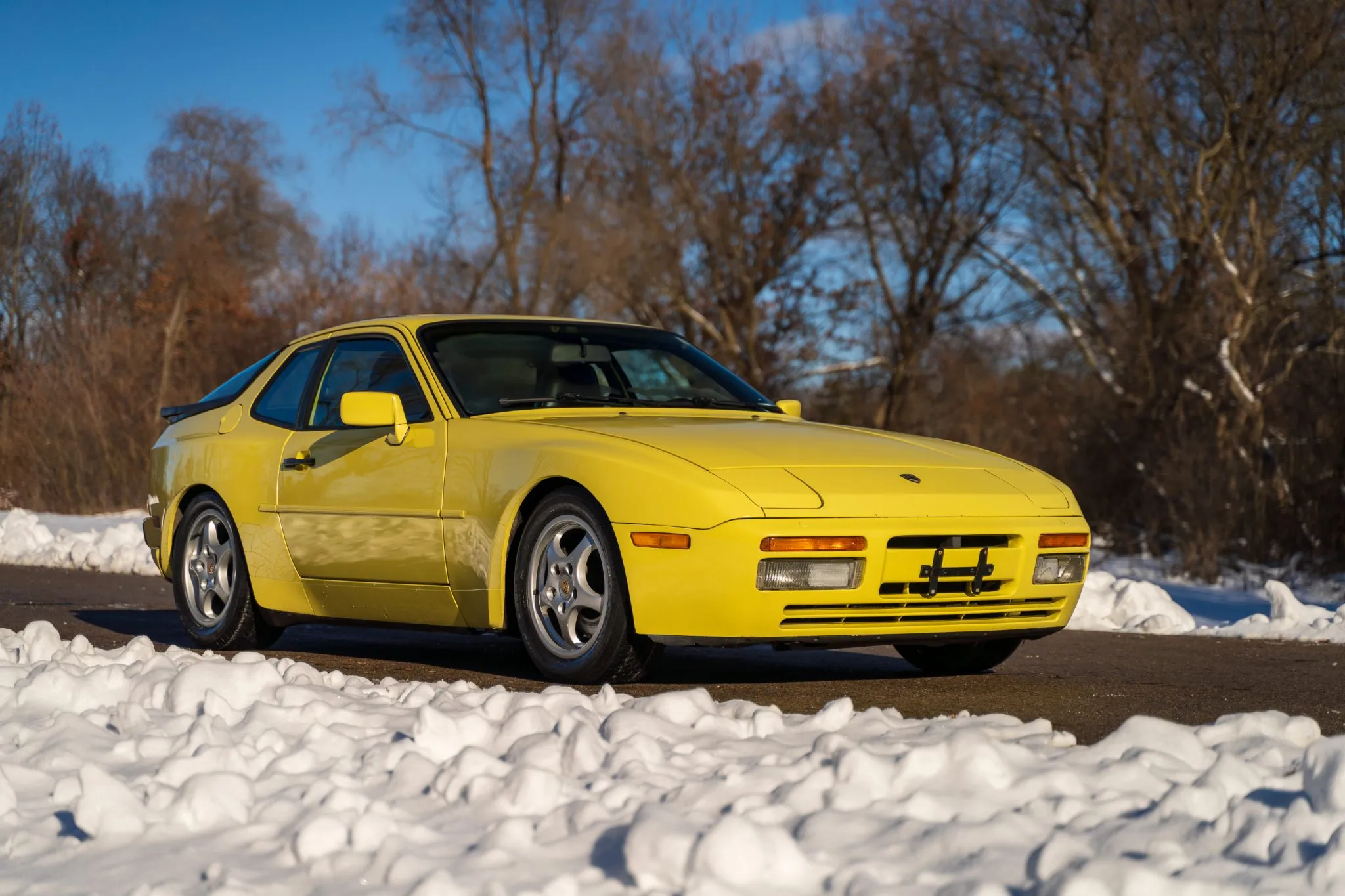 1987 Porsche 944 Turbo in Lemon Yellow