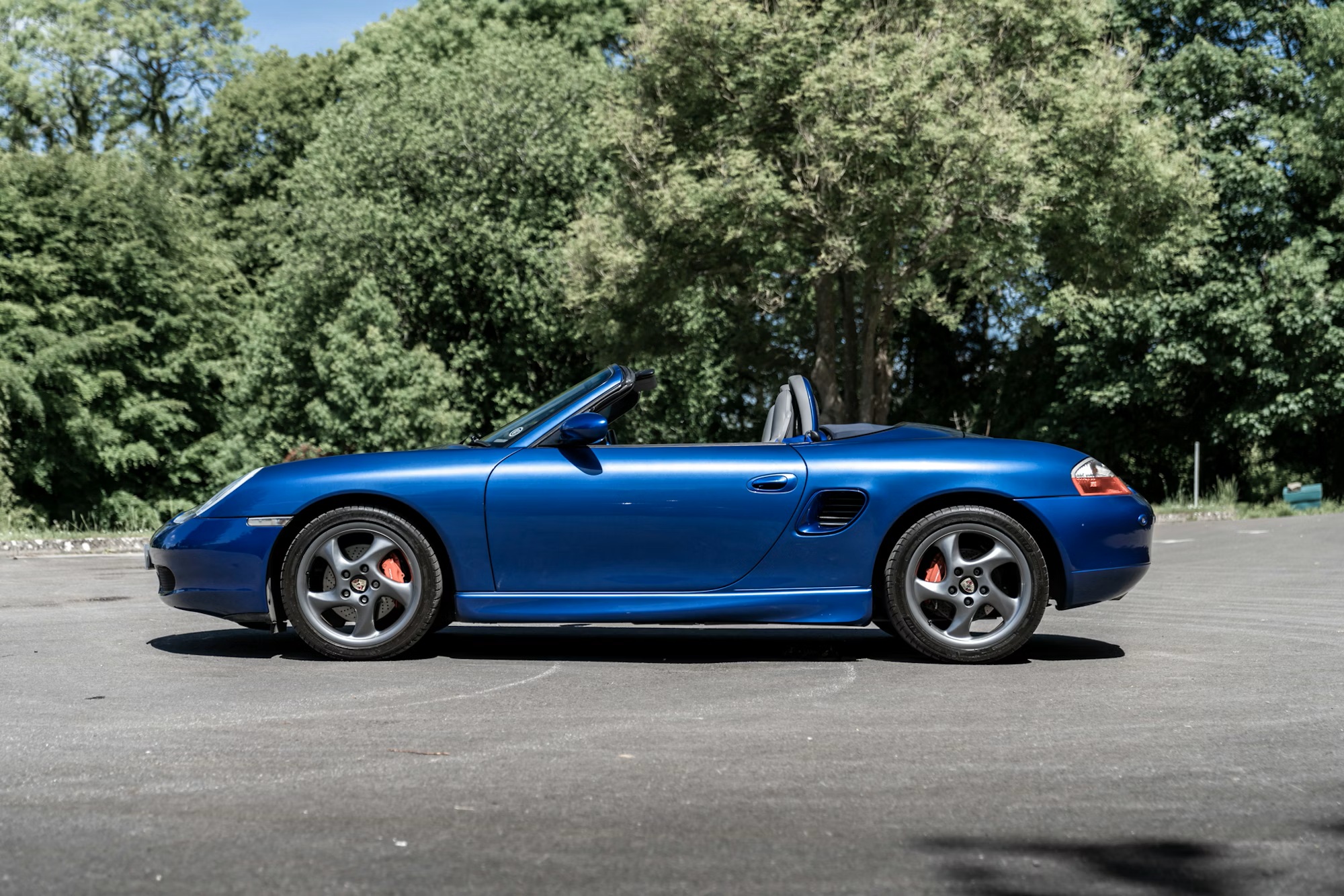2002 Porsche Boxster S in Cobalt Blue Metallic