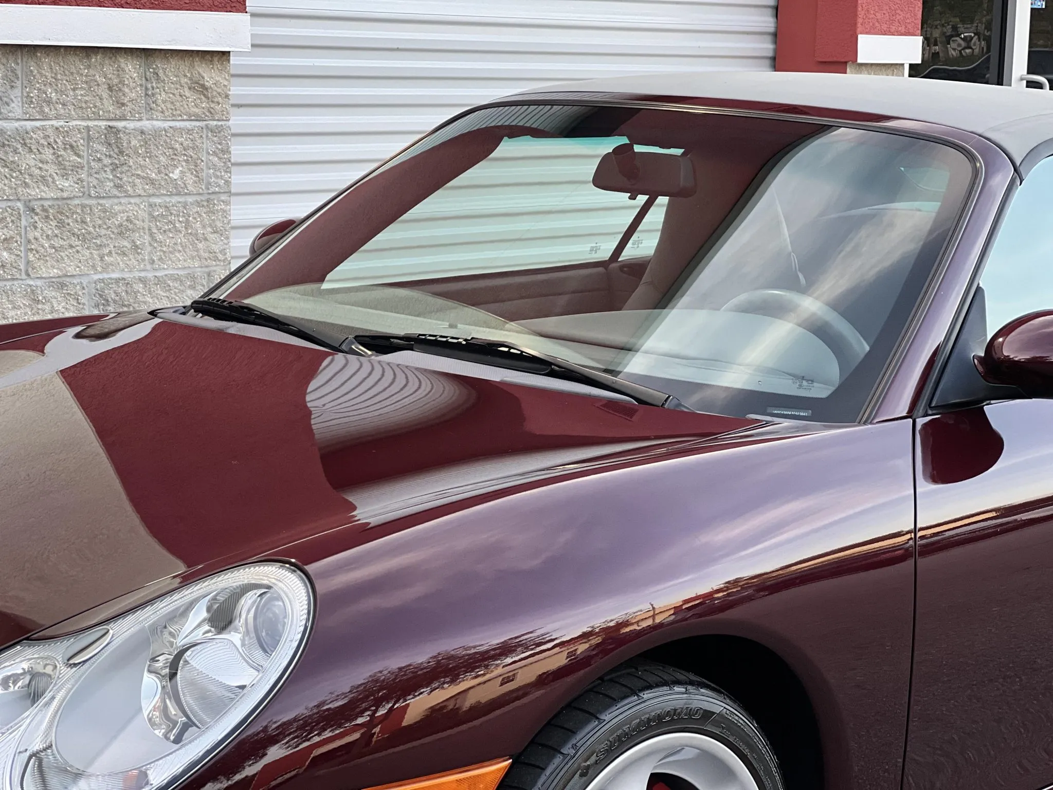 2004 Porsche 911 Carrera 4S Cabriolet in Carmon Red Metallic