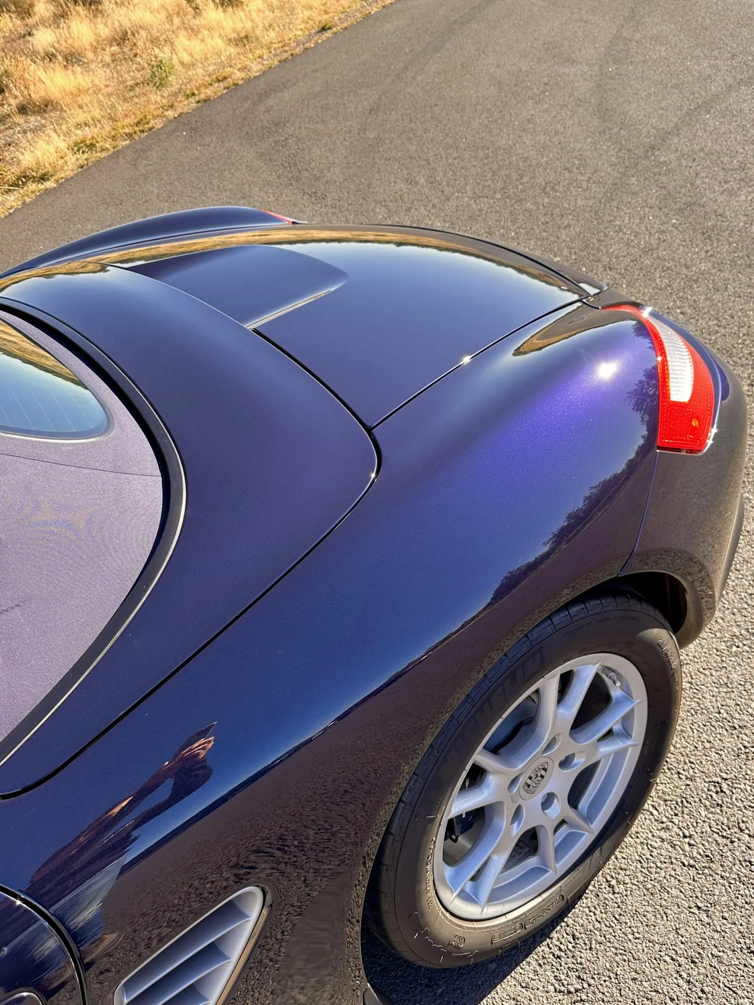 2008 Porsche Boxster in Midnight Blue Metallic